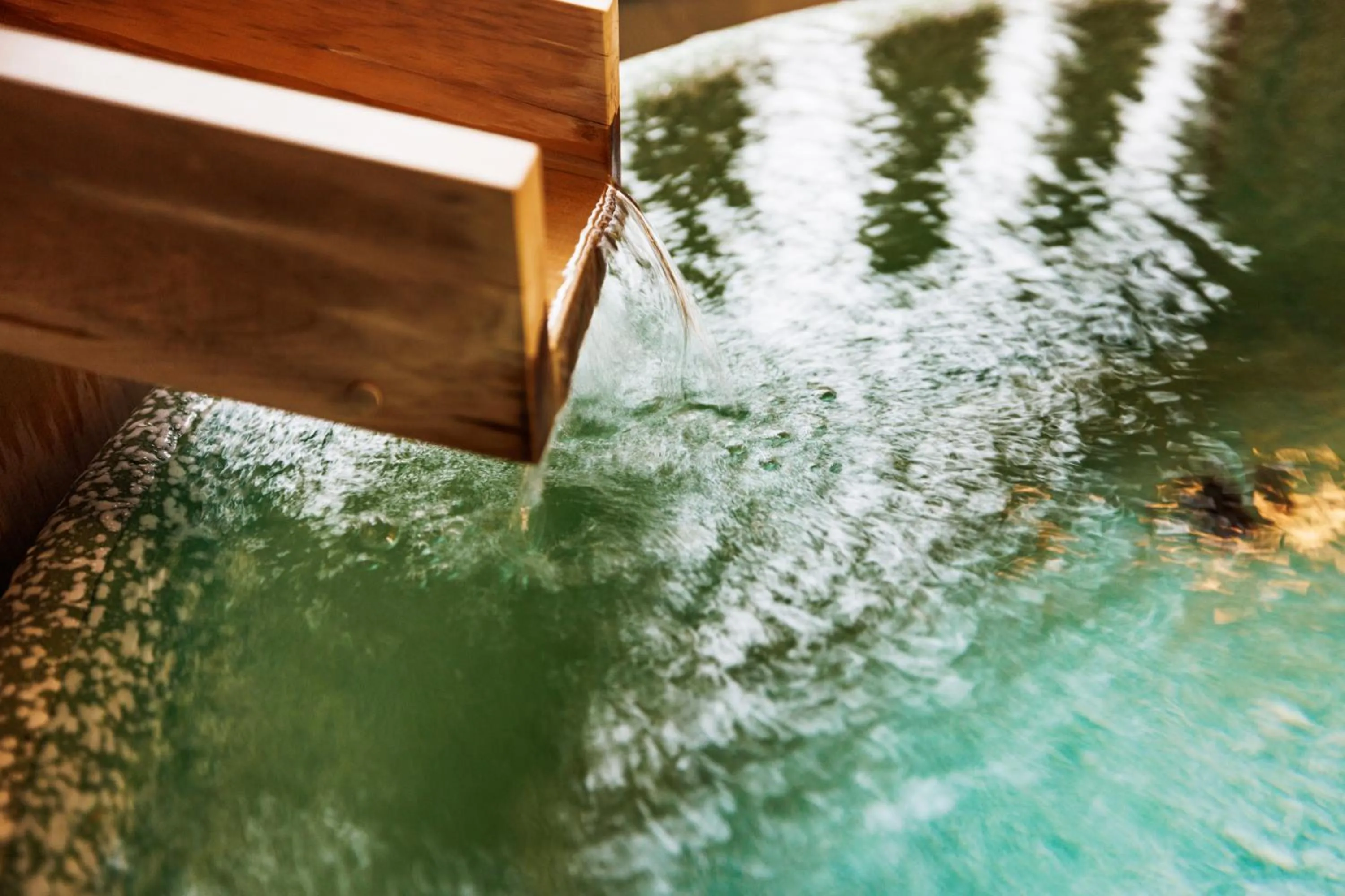 Open Air Bath in KAMENOI HOTEL Itako
