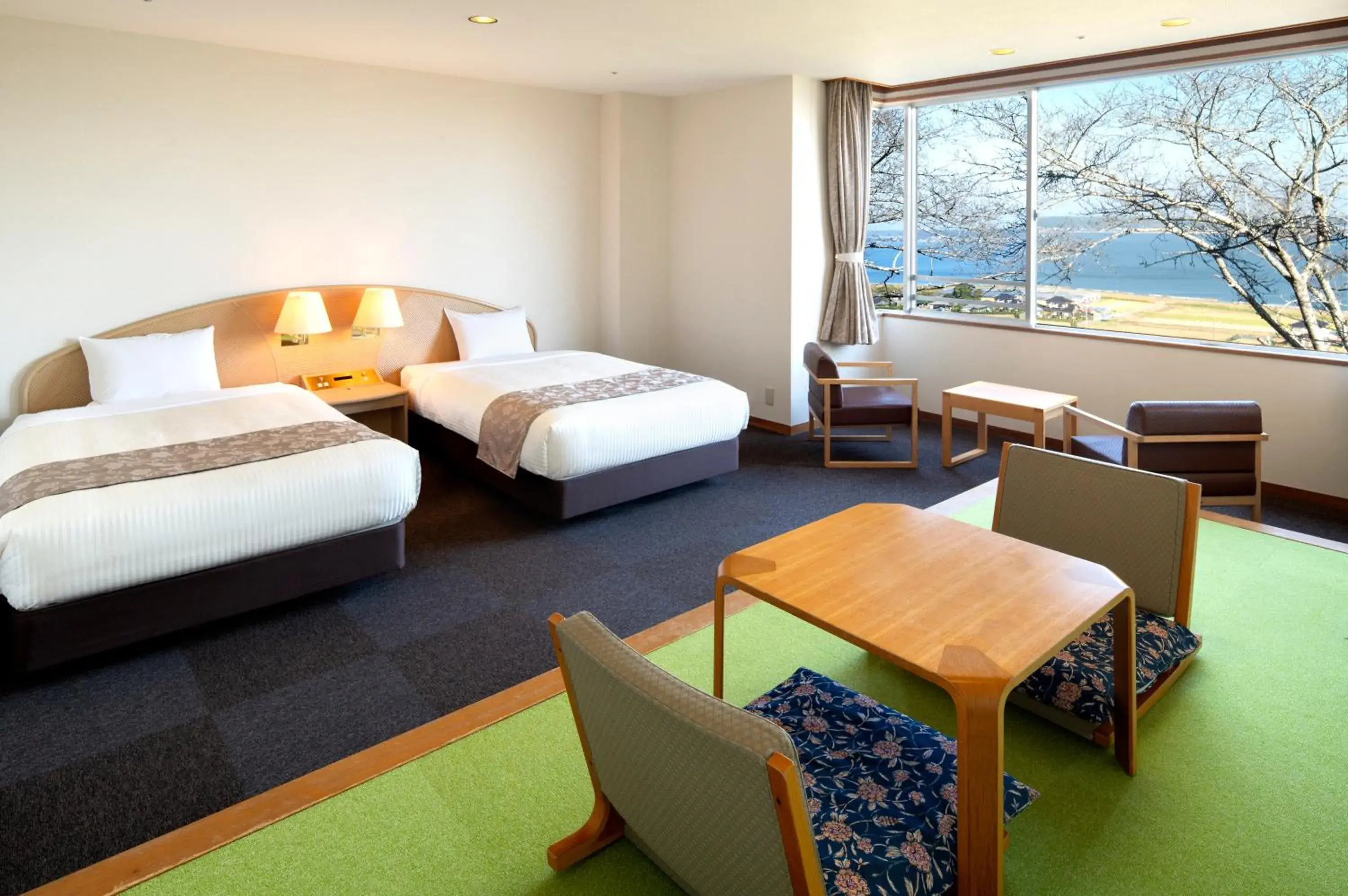 Superior Twin Non-Smoking (With Private Bath) in KAMENOI HOTEL Itako Superior Twin Non-Smoking (With Private Bath) in KAMENOI HOTEL Itako