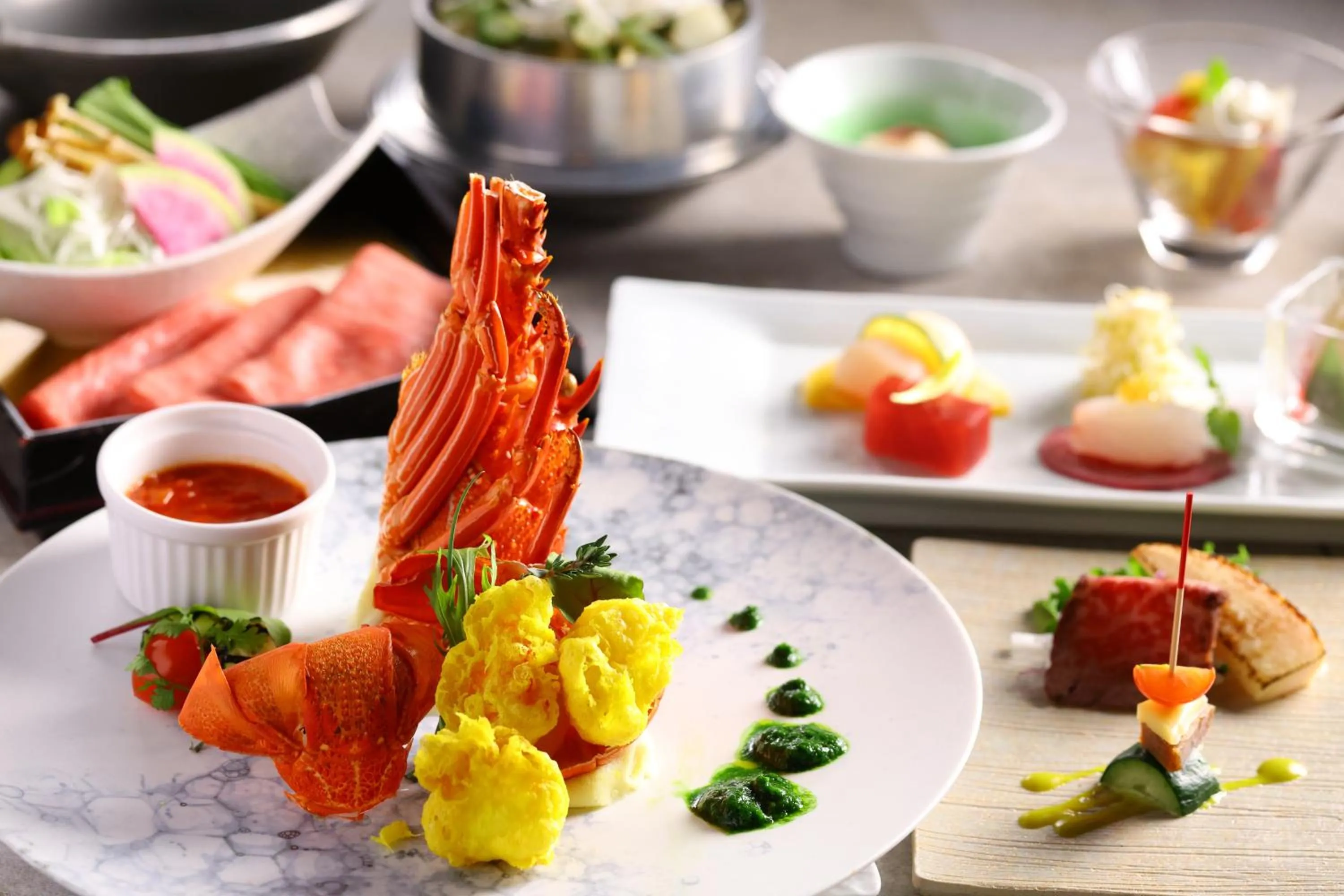 Dinner in KAMENOI HOTEL Itako