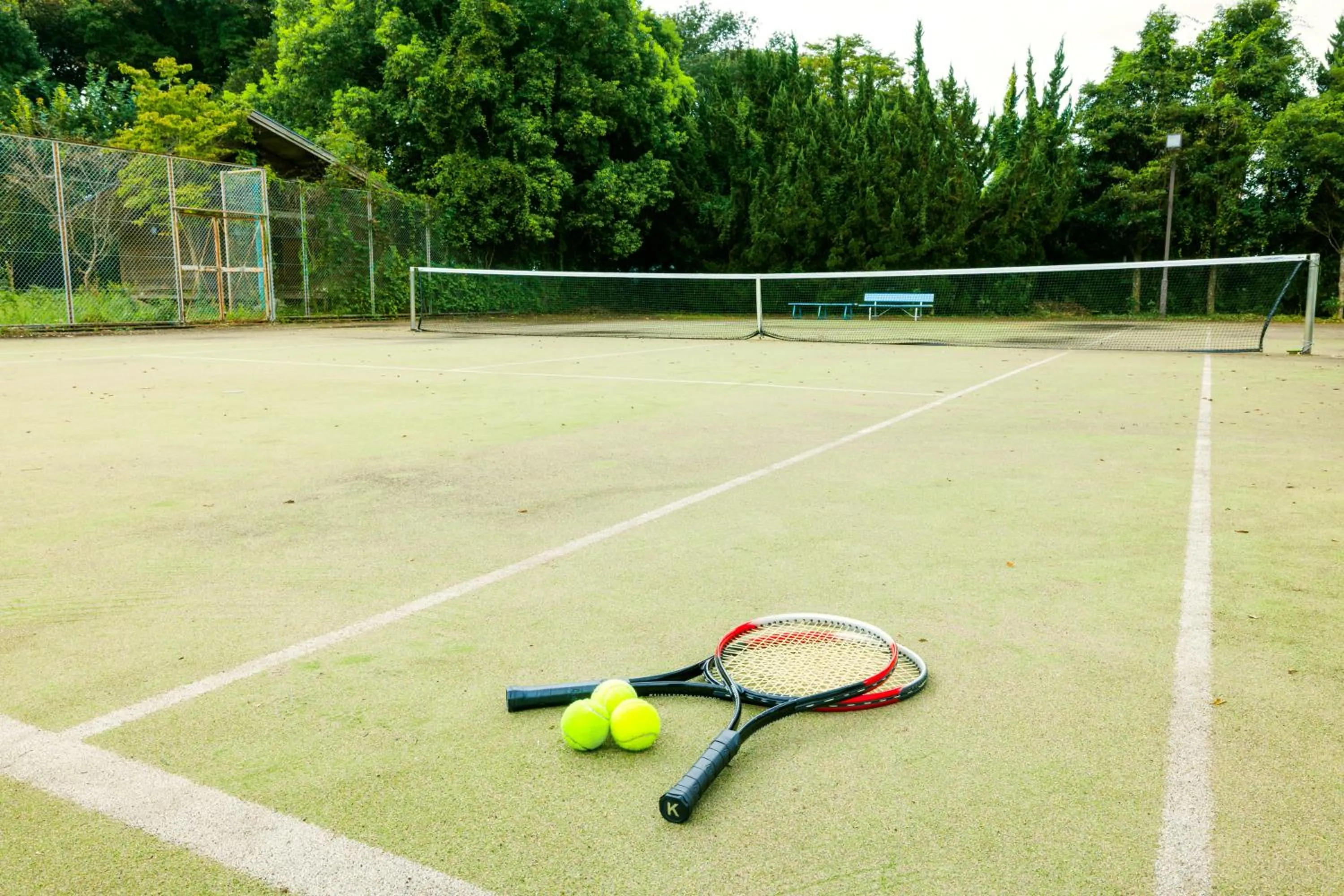 Tennis court in KAMENOI HOTEL Itako