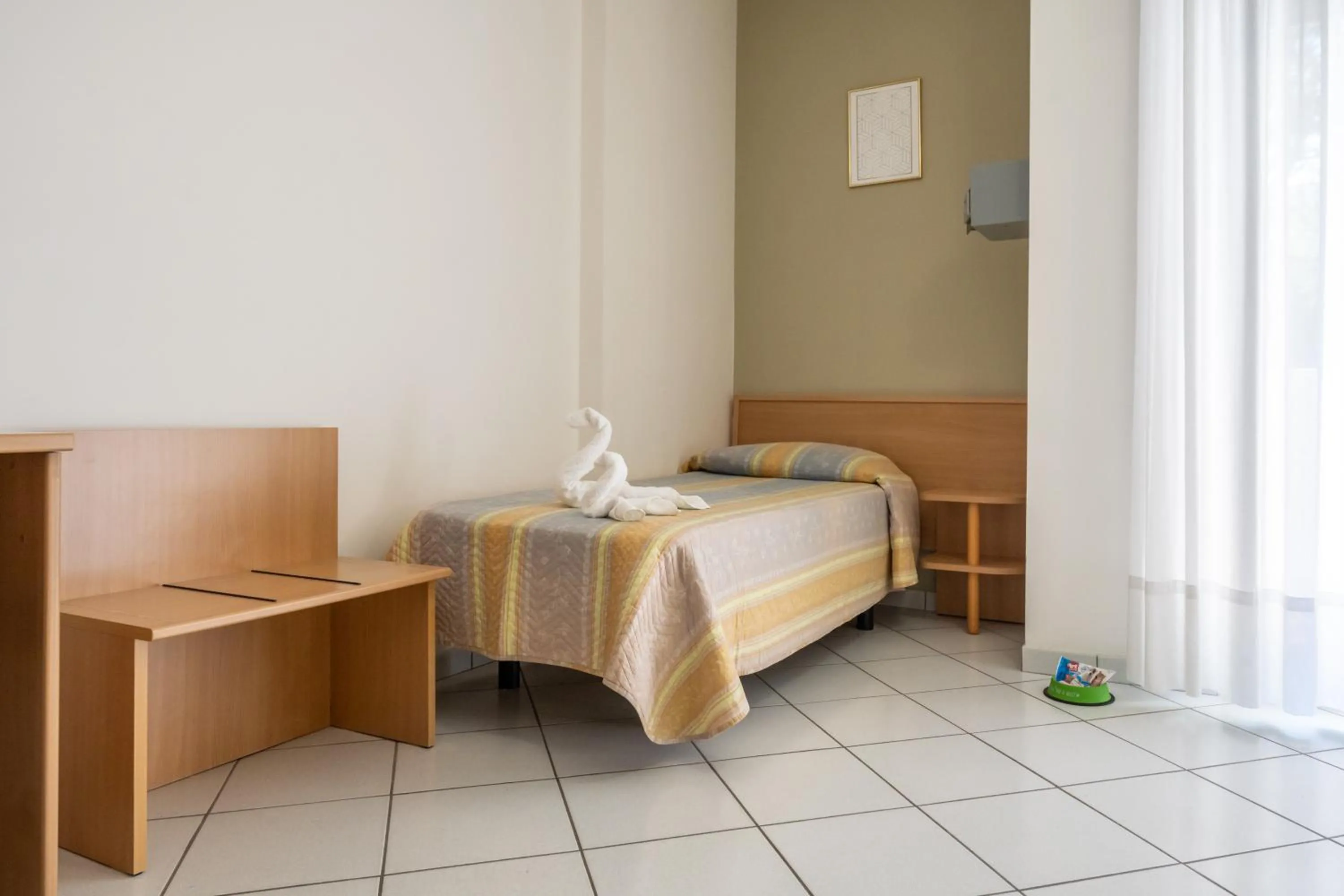 Bed in Hotel Marebello