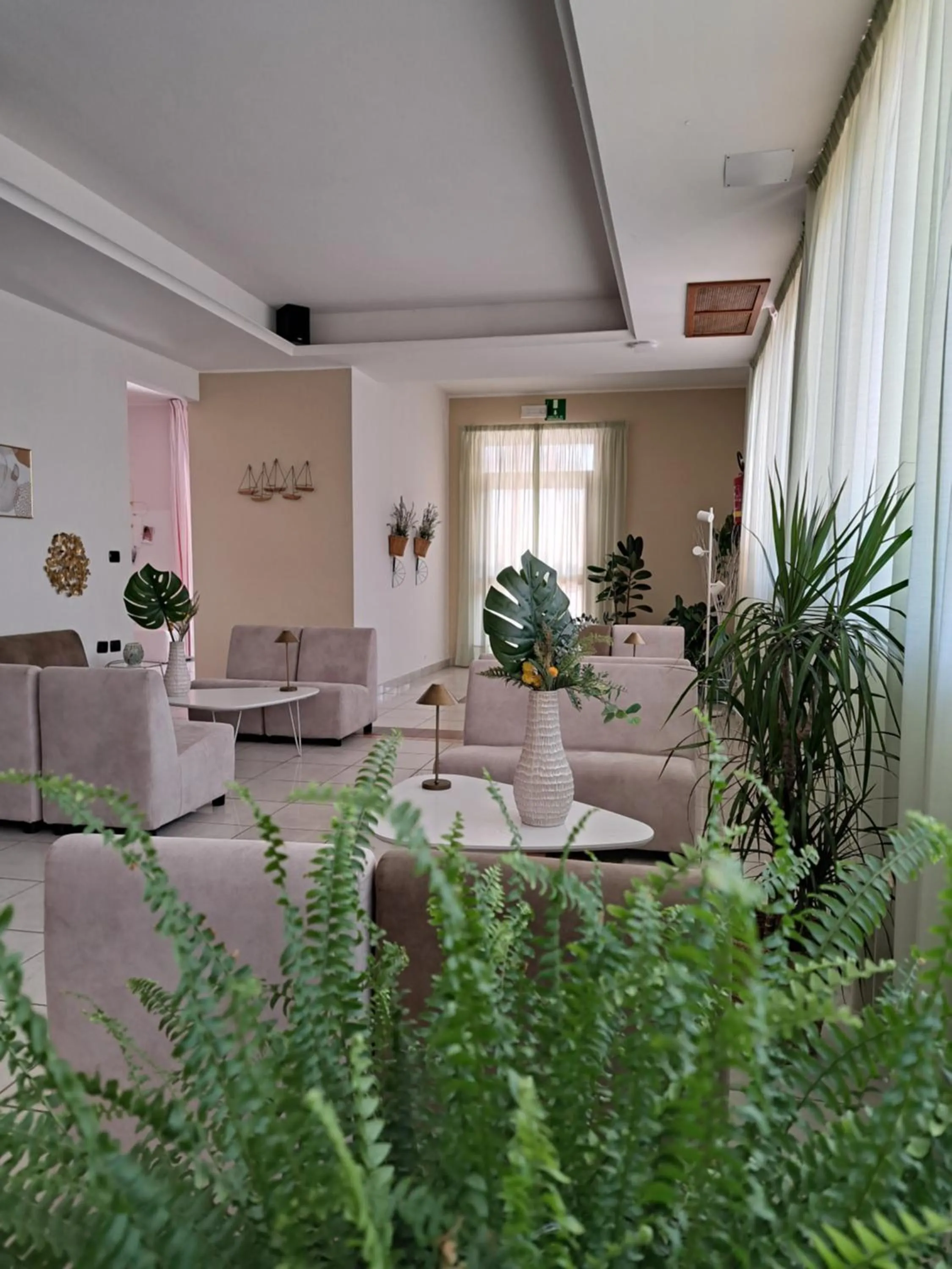Seating area in Hotel Marebello