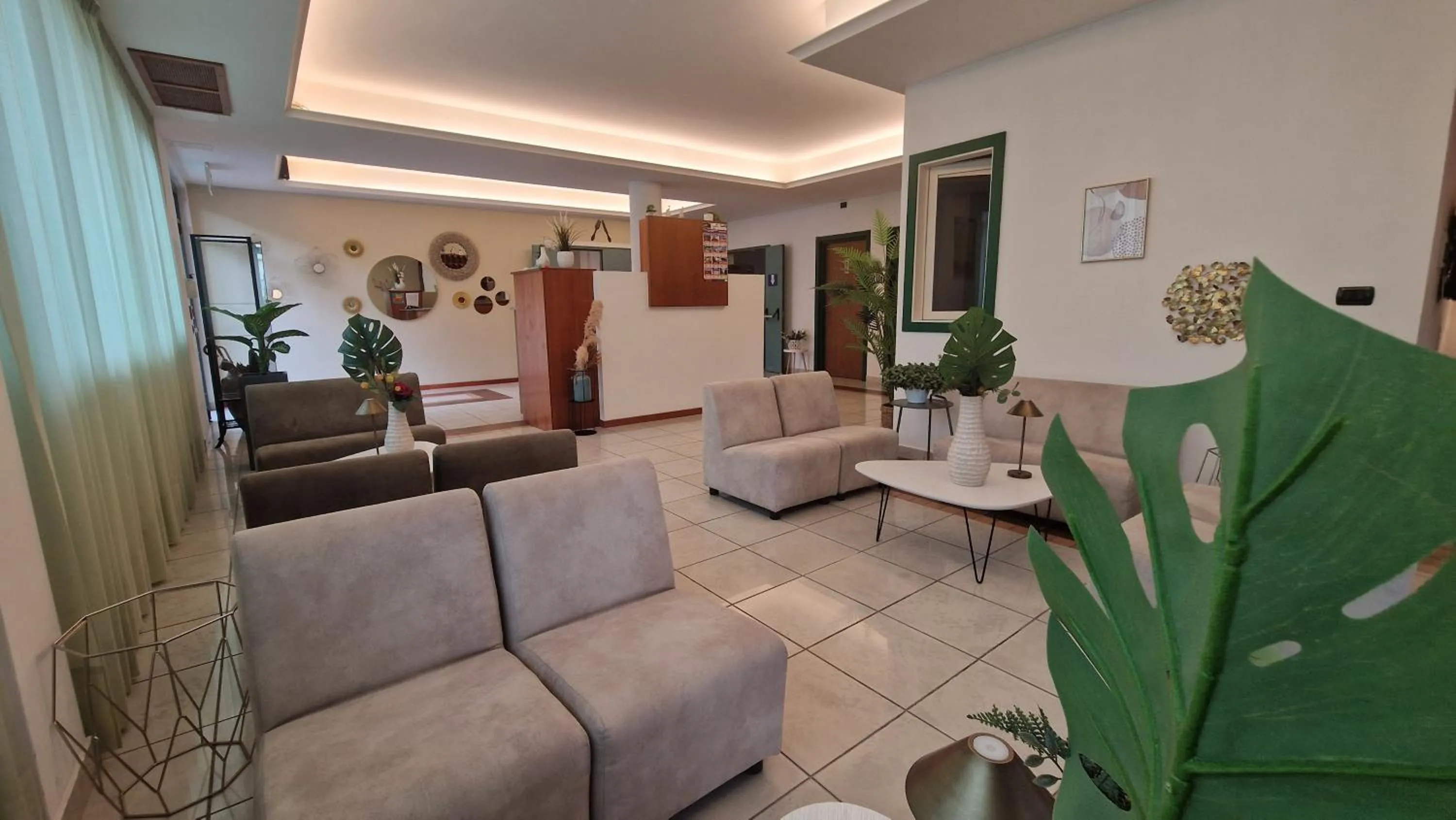 Seating area in Hotel Marebello