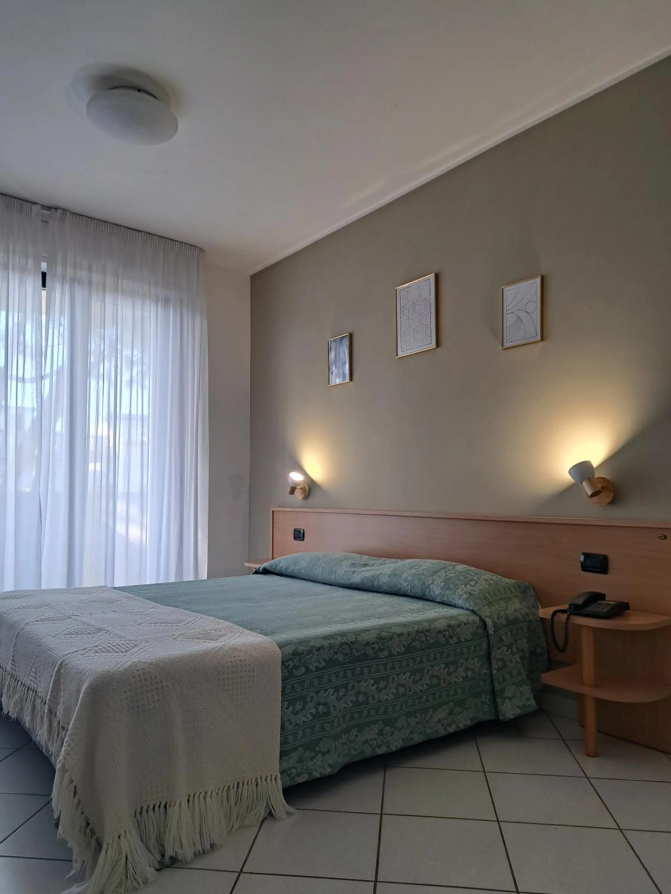 Bed in Hotel Marebello
