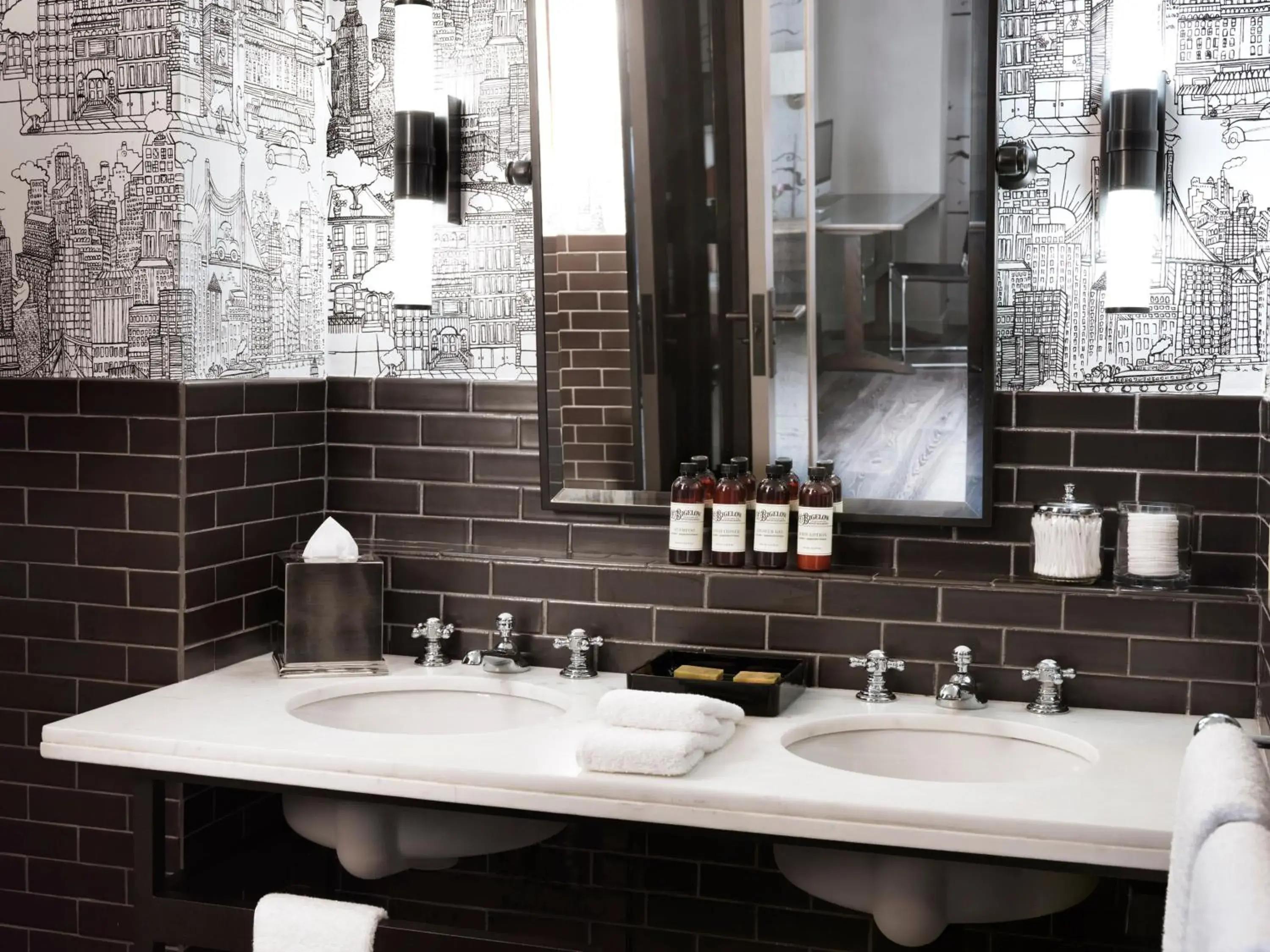 Bathroom in Soho Grand Hotel Bathroom in Soho Grand Hotel