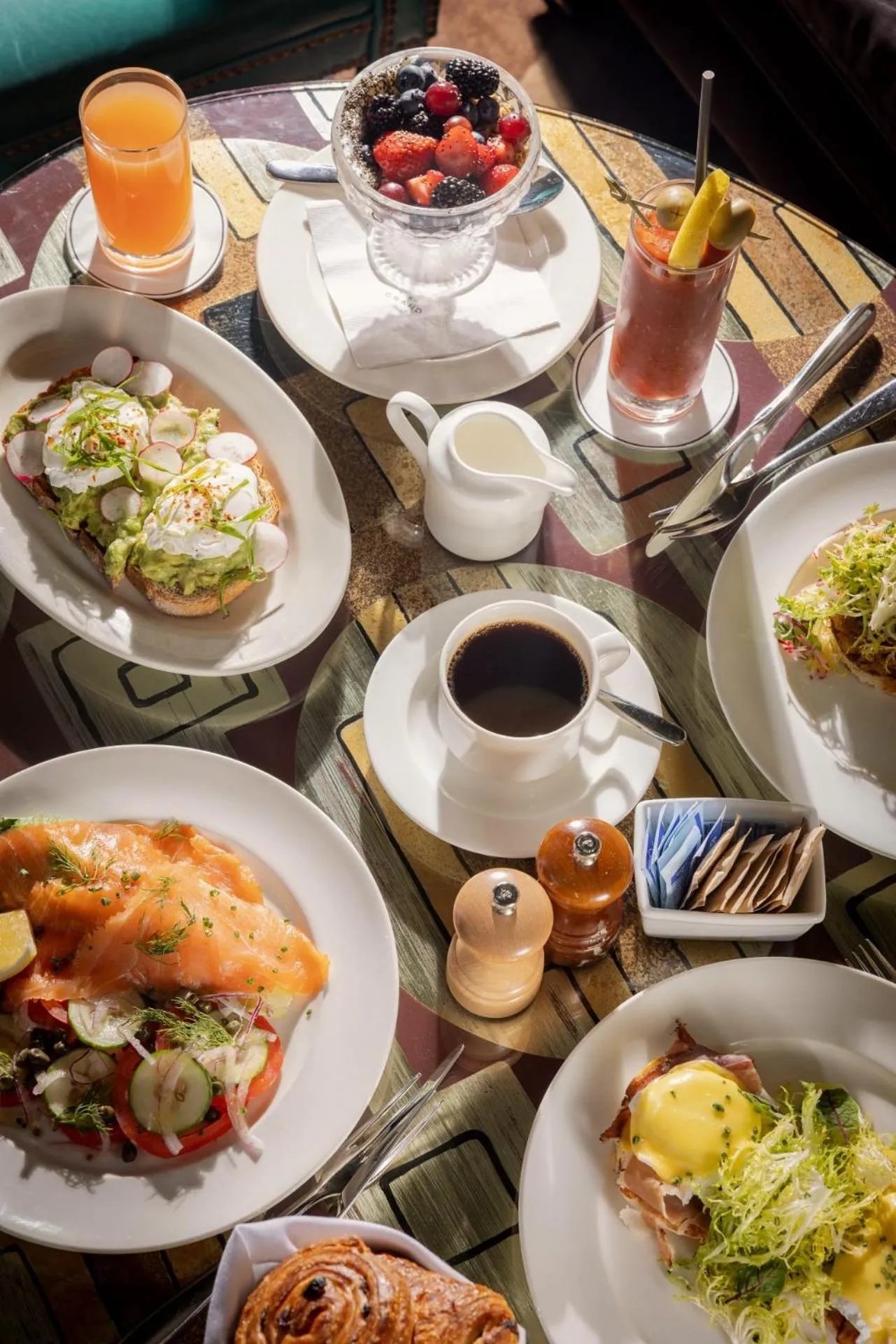 Restaurant/places to eat in Soho Grand Hotel