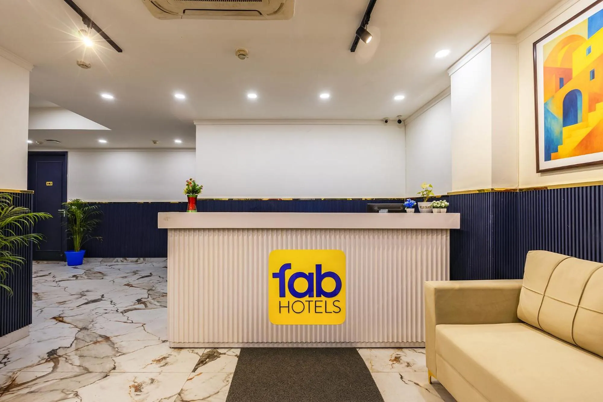 Lobby or reception in FabHotel Vat