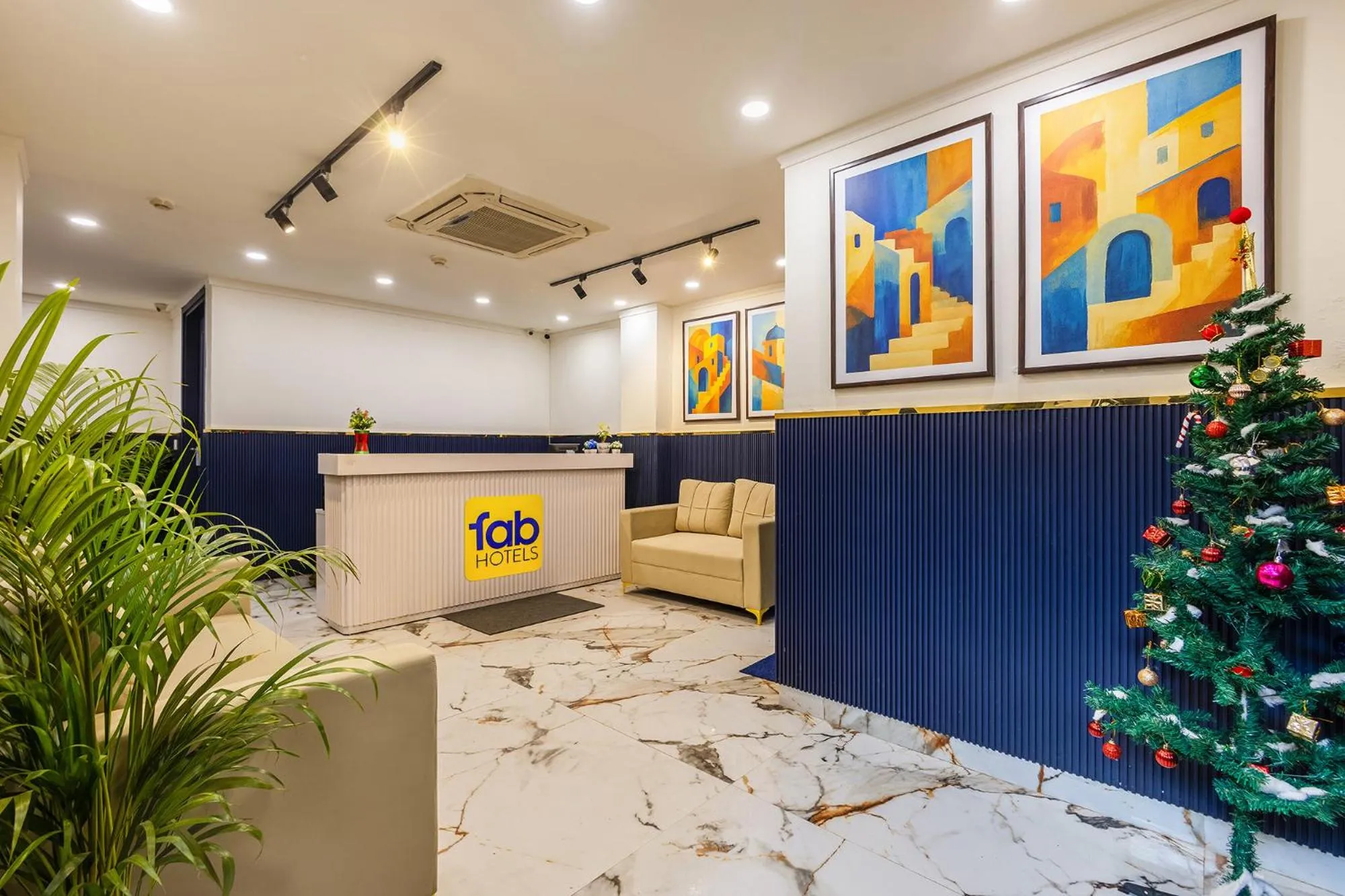 Lobby or reception in FabHotel Vat