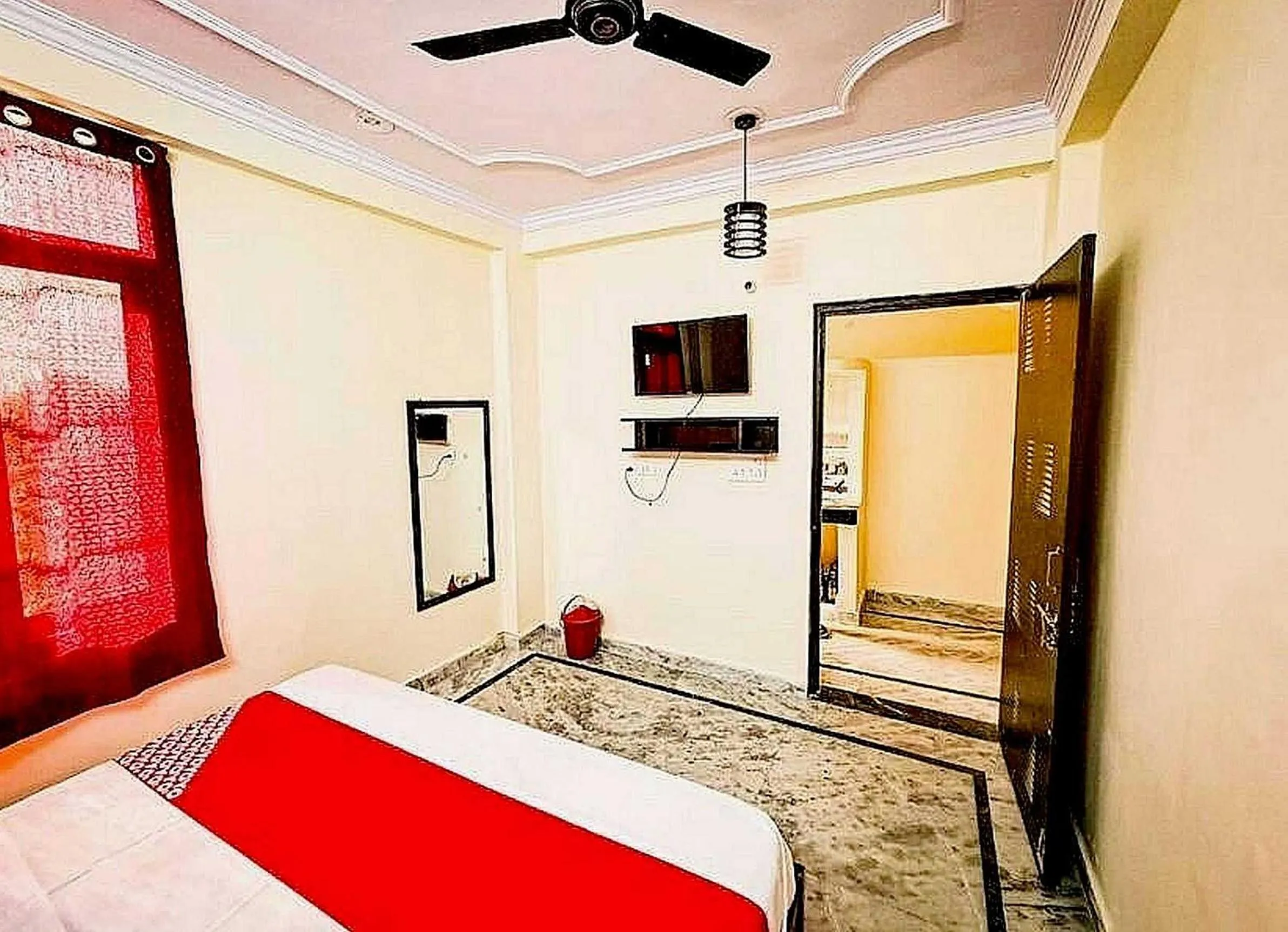 Bedroom, Bed in Hotel O Lal Residency
