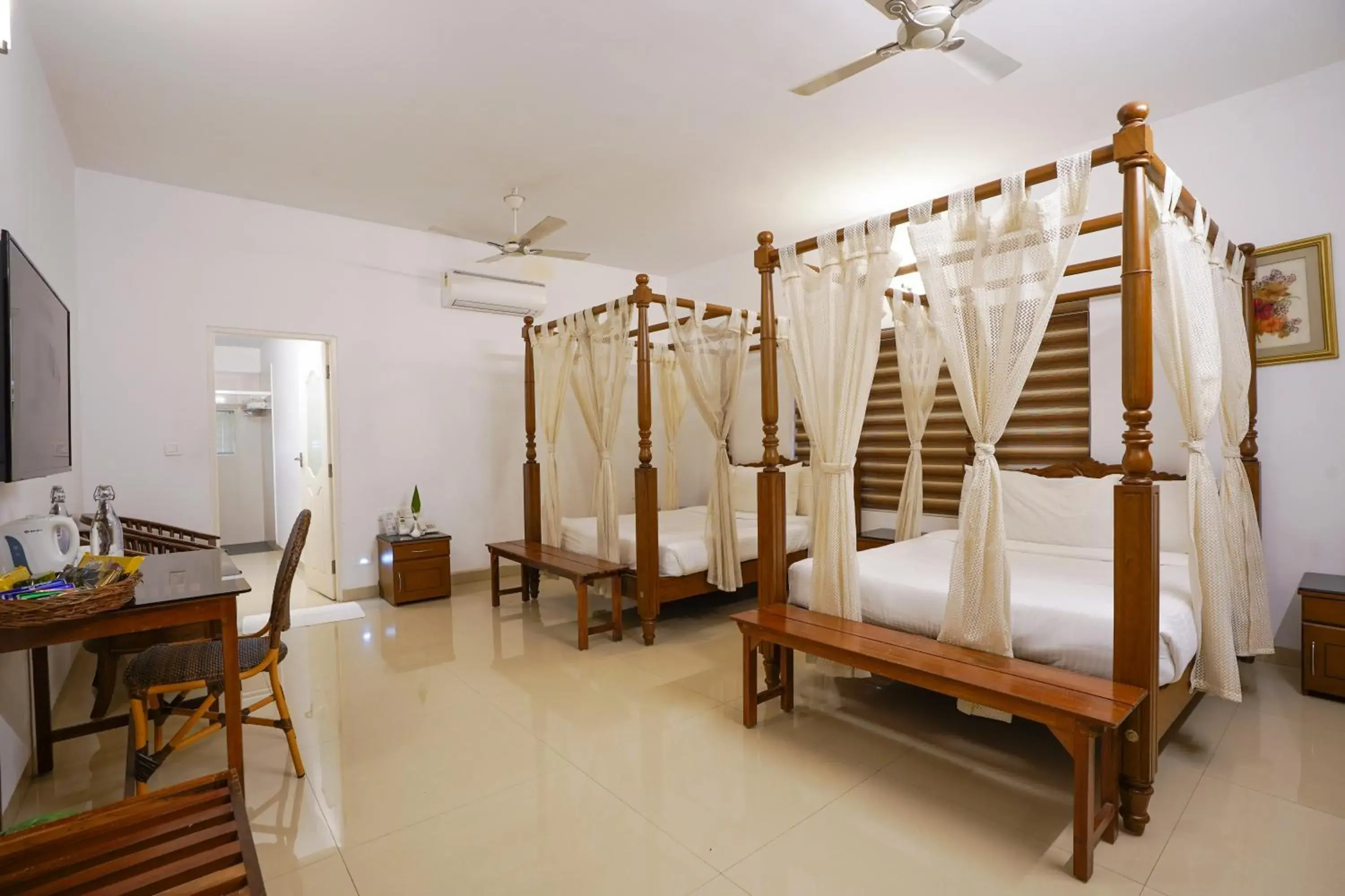 Photo of the whole room, Bed in Once Upon The River, Aluva - Near Cochin International Airport Photo of the whole room, Bed in Once Upon The River, Aluva - Near Cochin International Airport