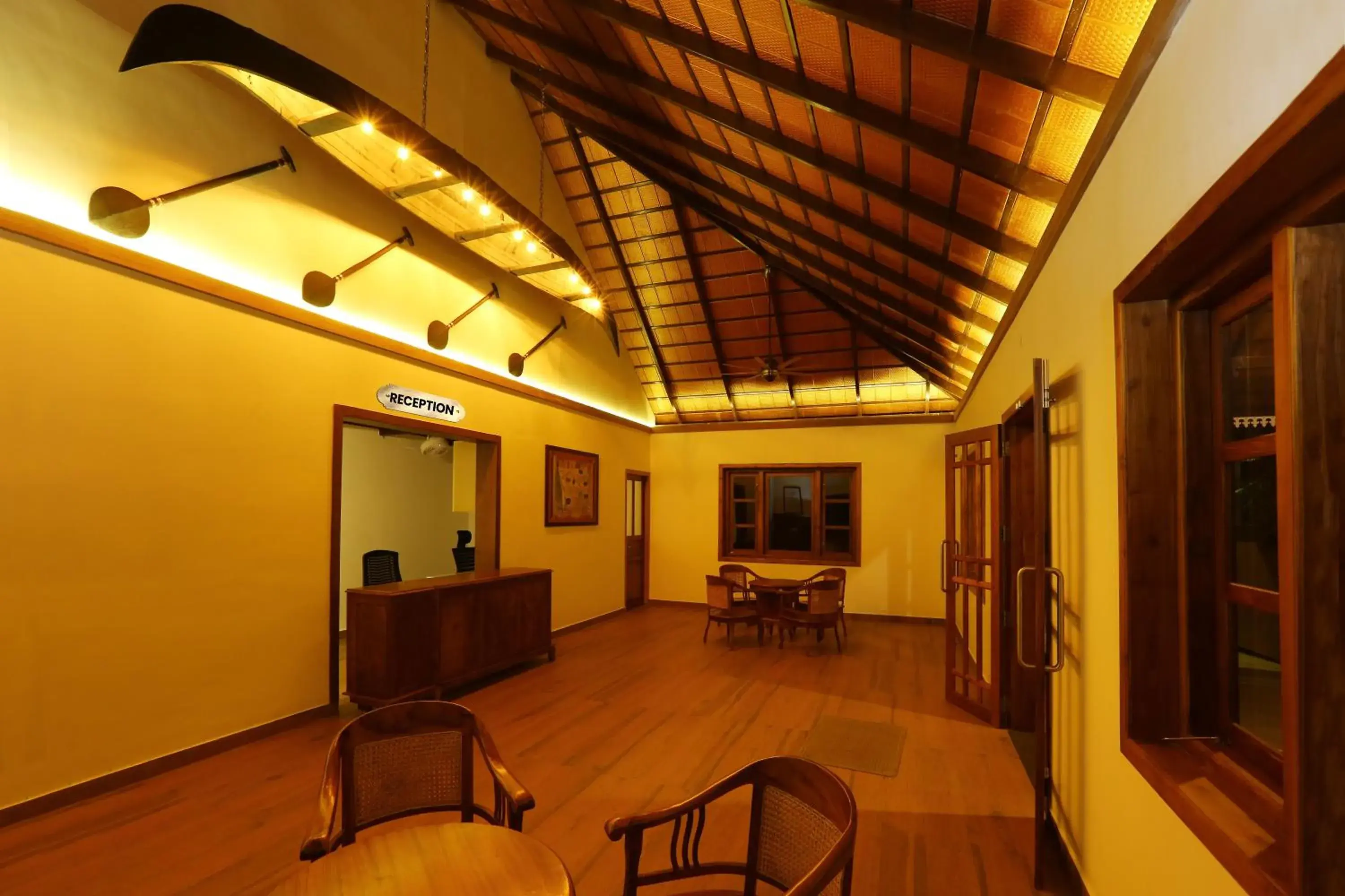 Lobby or reception in Once Upon The River, Aluva - Near Cochin International Airport Lobby or reception in Once Upon The River, Aluva - Near Cochin International Airport