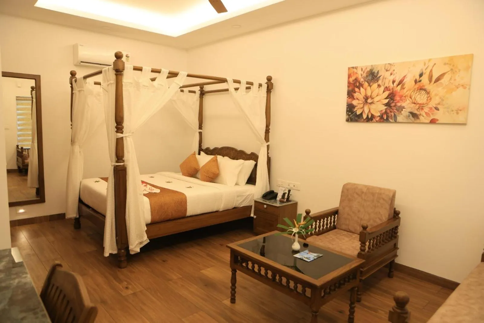 Bedroom, Bed in Once Upon The River, Aluva - Near Cochin International Airport