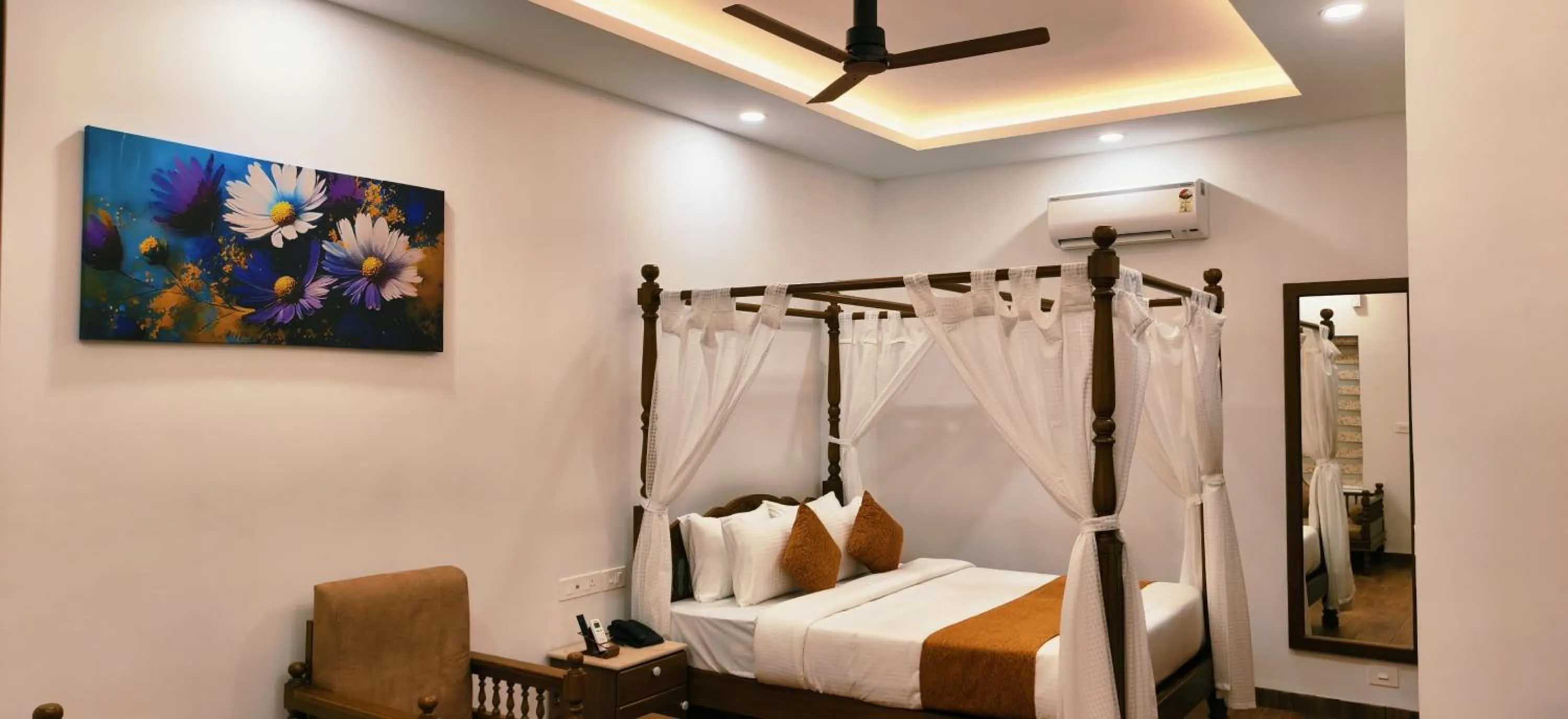 Bed in Once Upon The River, Aluva - Near Cochin International Airport