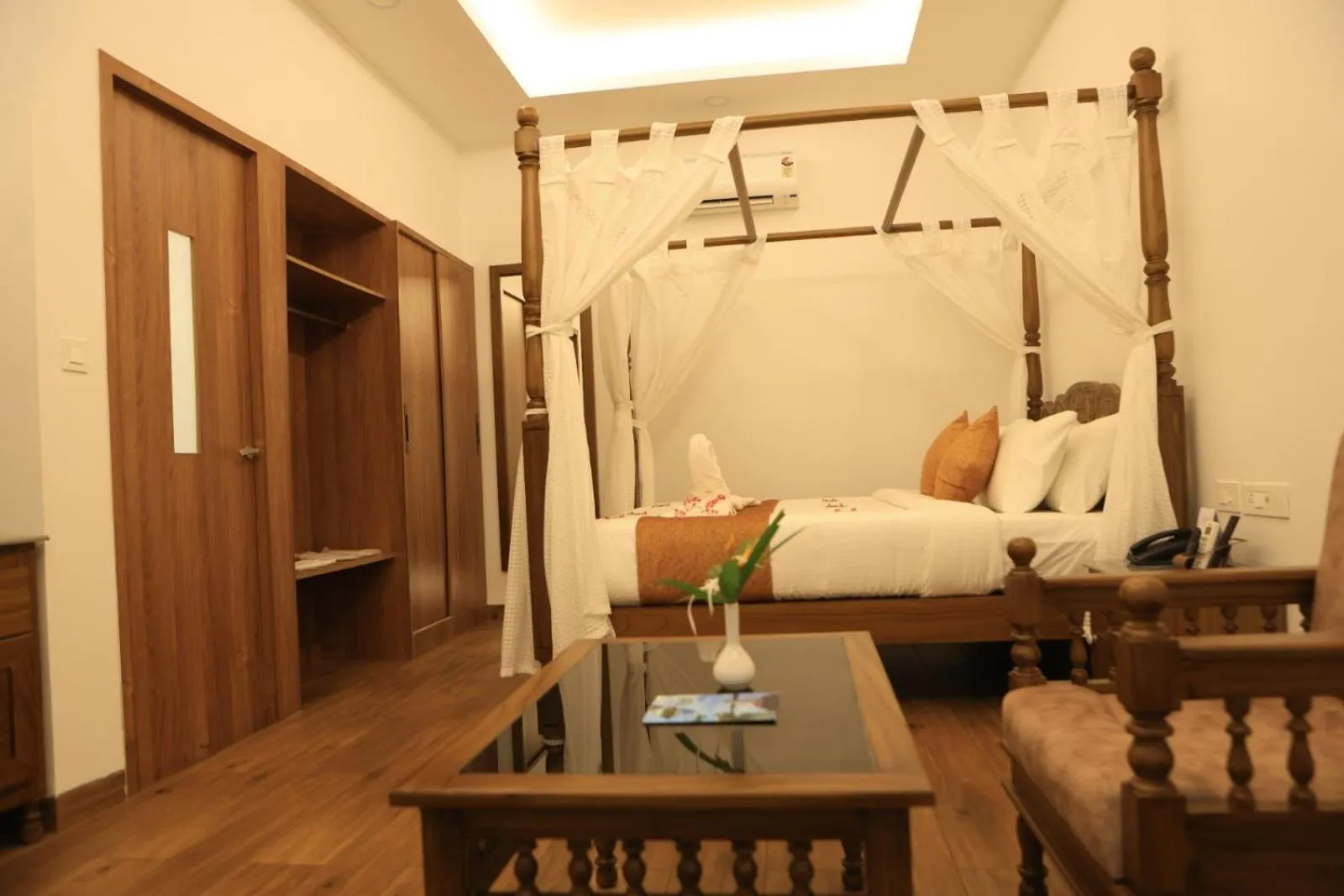 Bed in Once Upon The River, Aluva - Near Cochin International Airport
