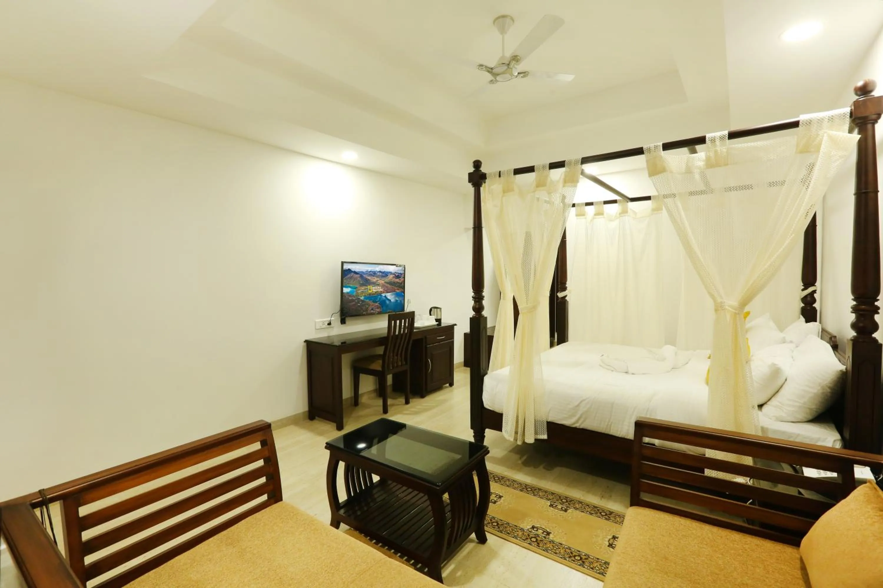 Photo of the whole room, Bed in Once Upon The River, Aluva - Near Cochin International Airport