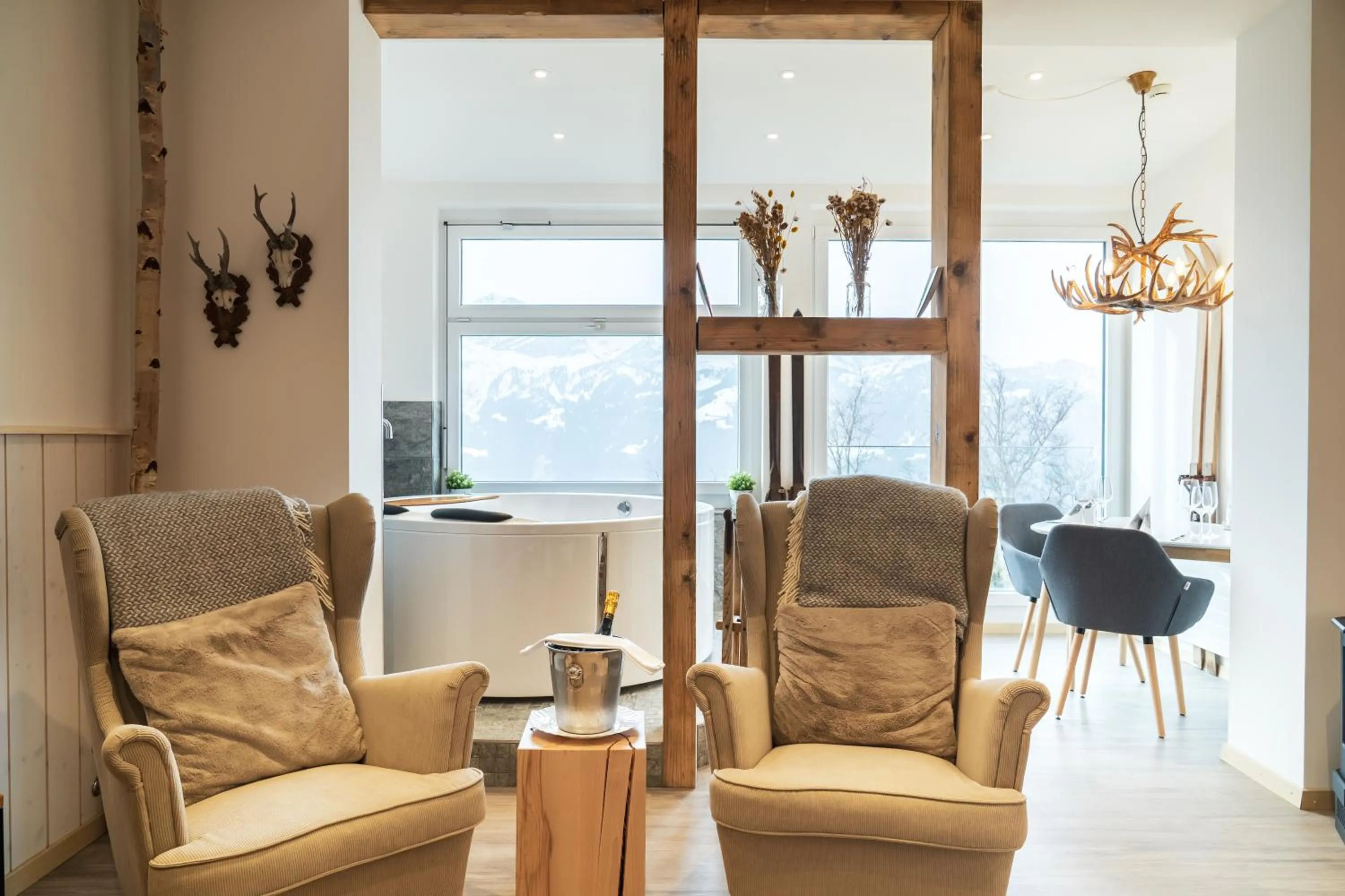 Living room in Hotel Zeit & Traum Privat SPA