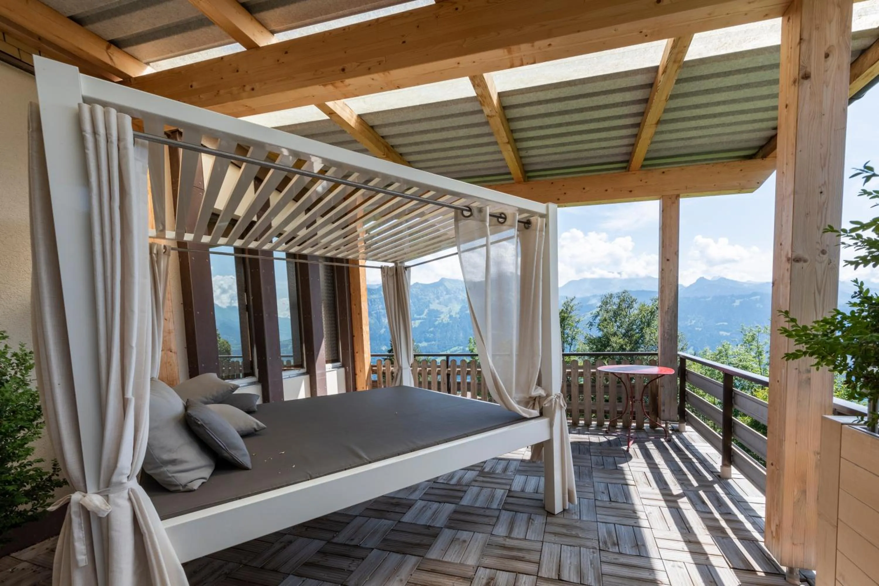 Balcony/Terrace in Hotel Zeit & Traum Privat SPA