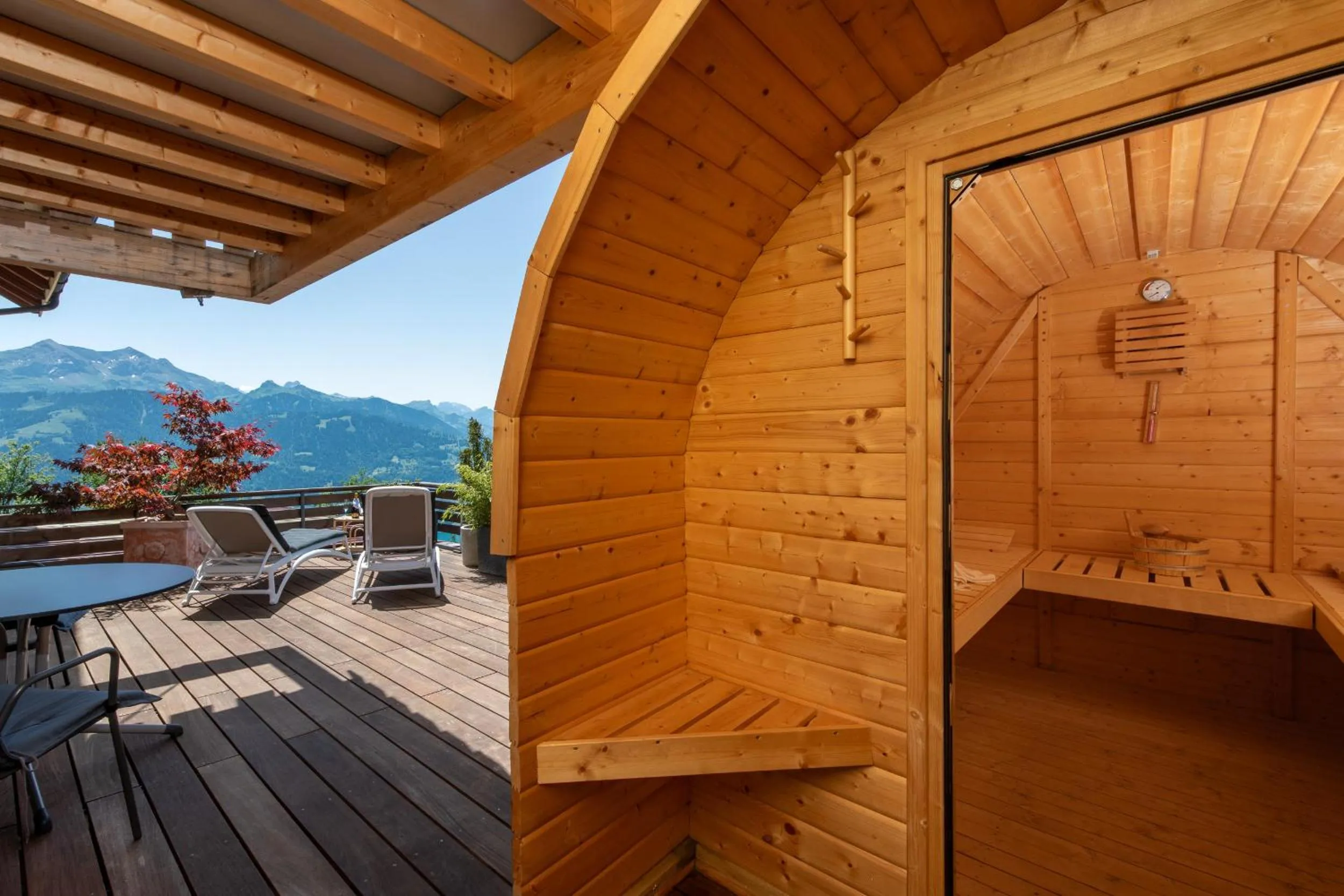 Sauna in Hotel Zeit & Traum Privat SPA