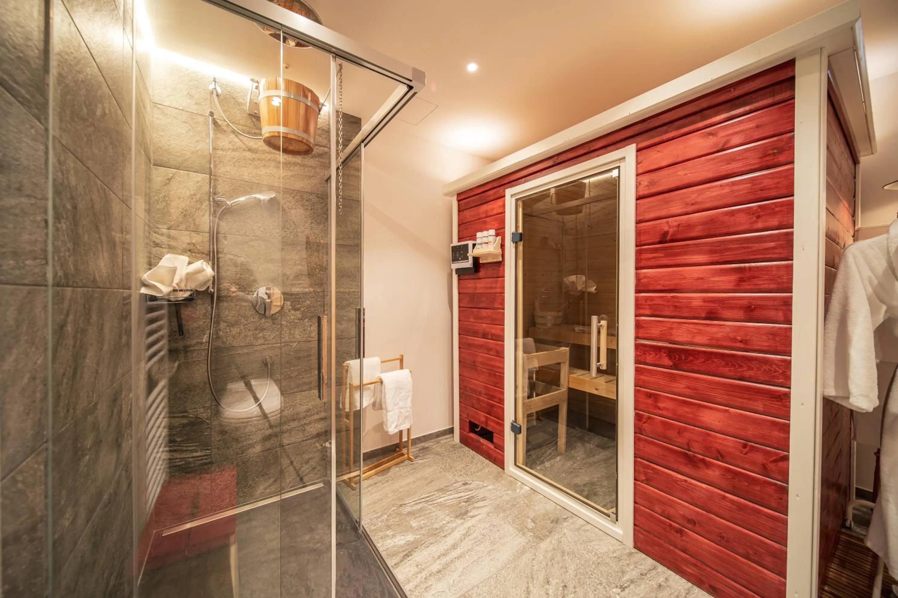 Sauna in Hotel Zeit & Traum Privat SPA