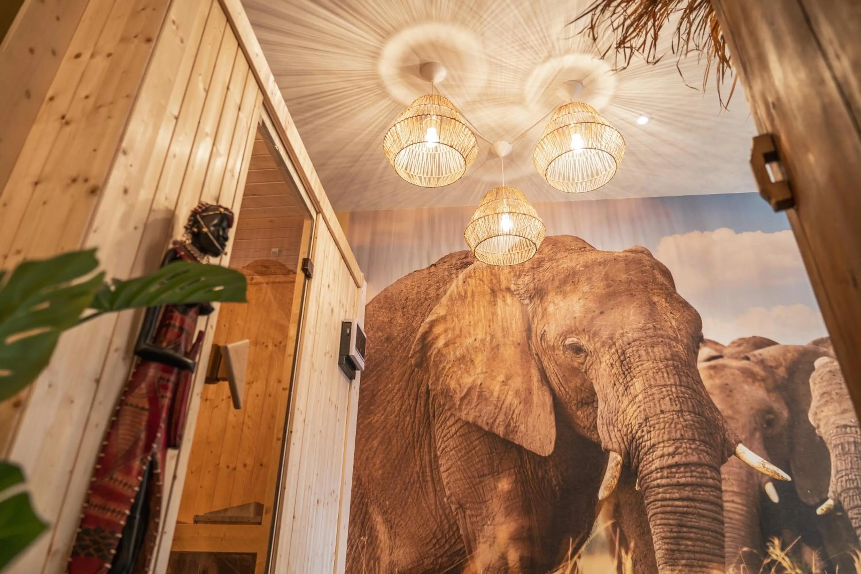 Sauna in Hotel Zeit & Traum Privat SPA