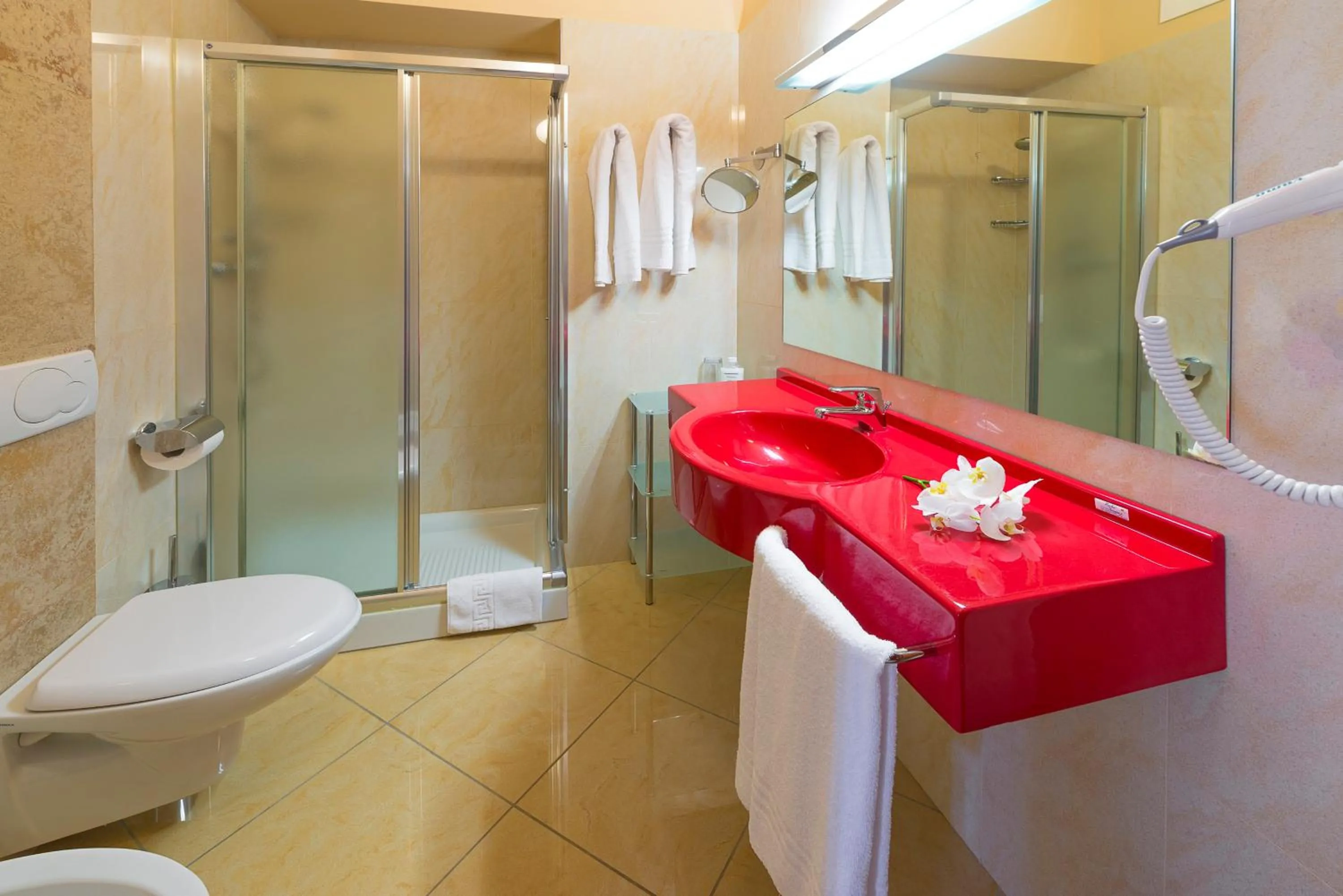 Shower in Hotel Palace Magnolia SPA