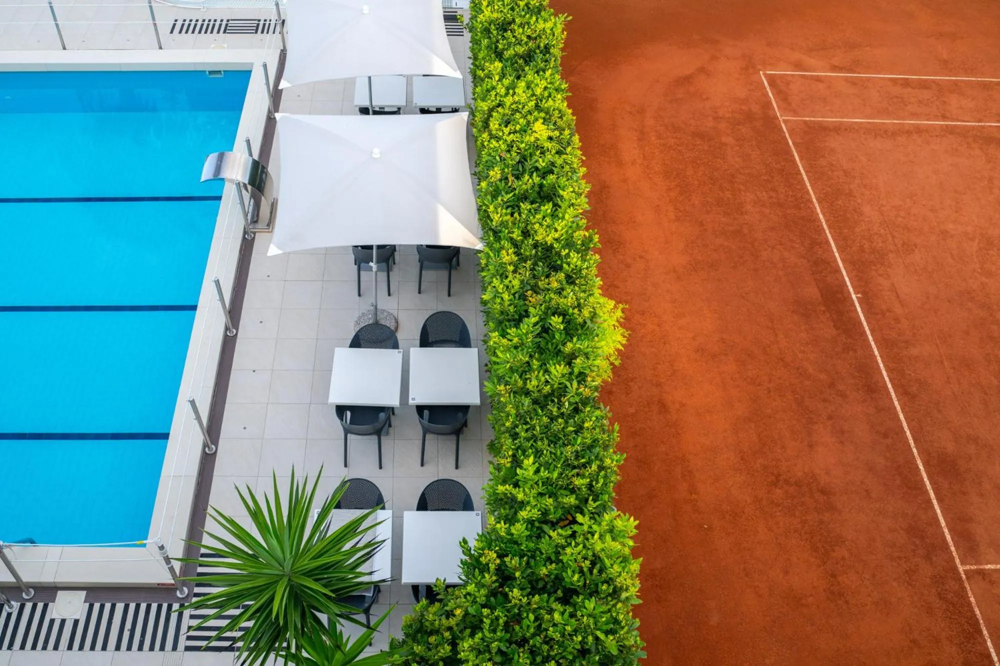 Tennis court in Hotel Palace Magnolia SPA