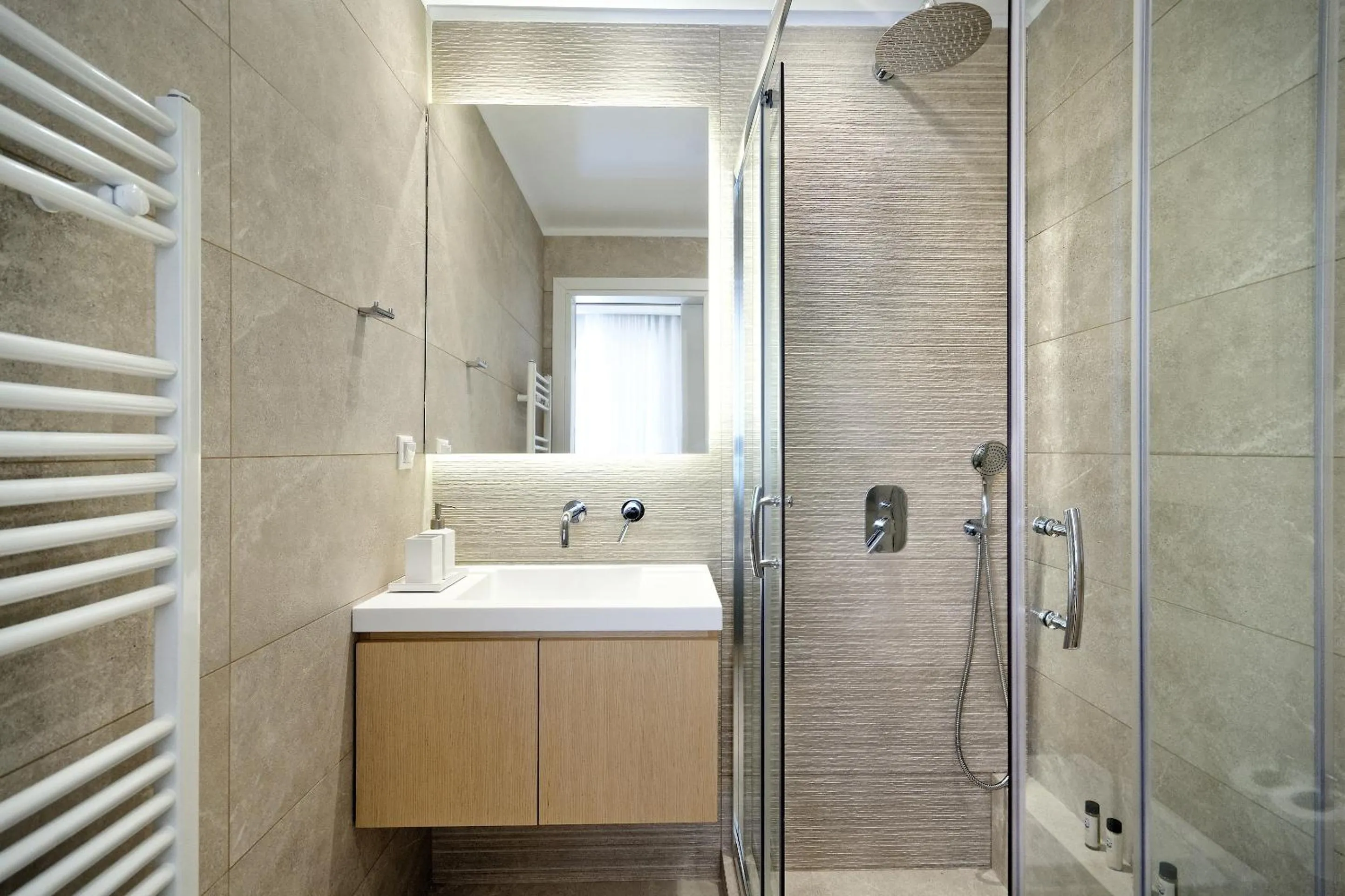 Shower in The Fancy Philosopher Apartment