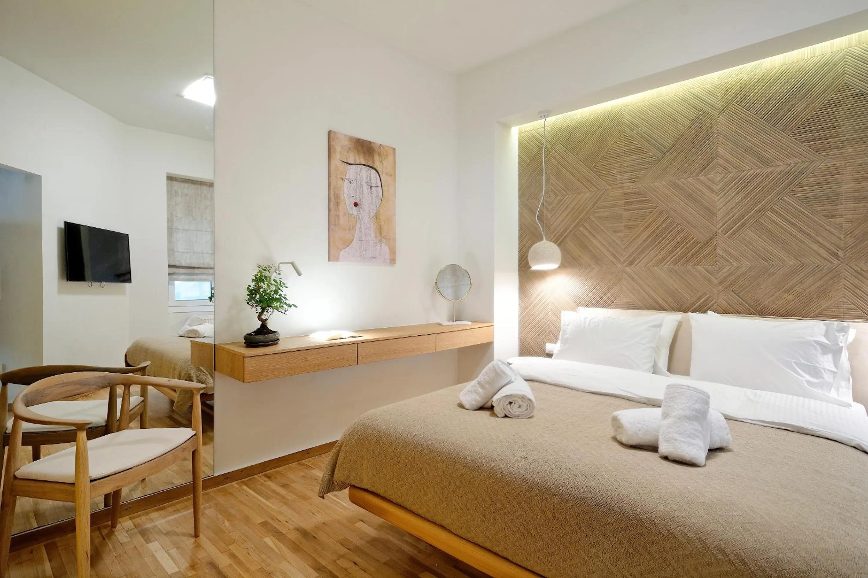 Bed in The Fancy Philosopher Apartment