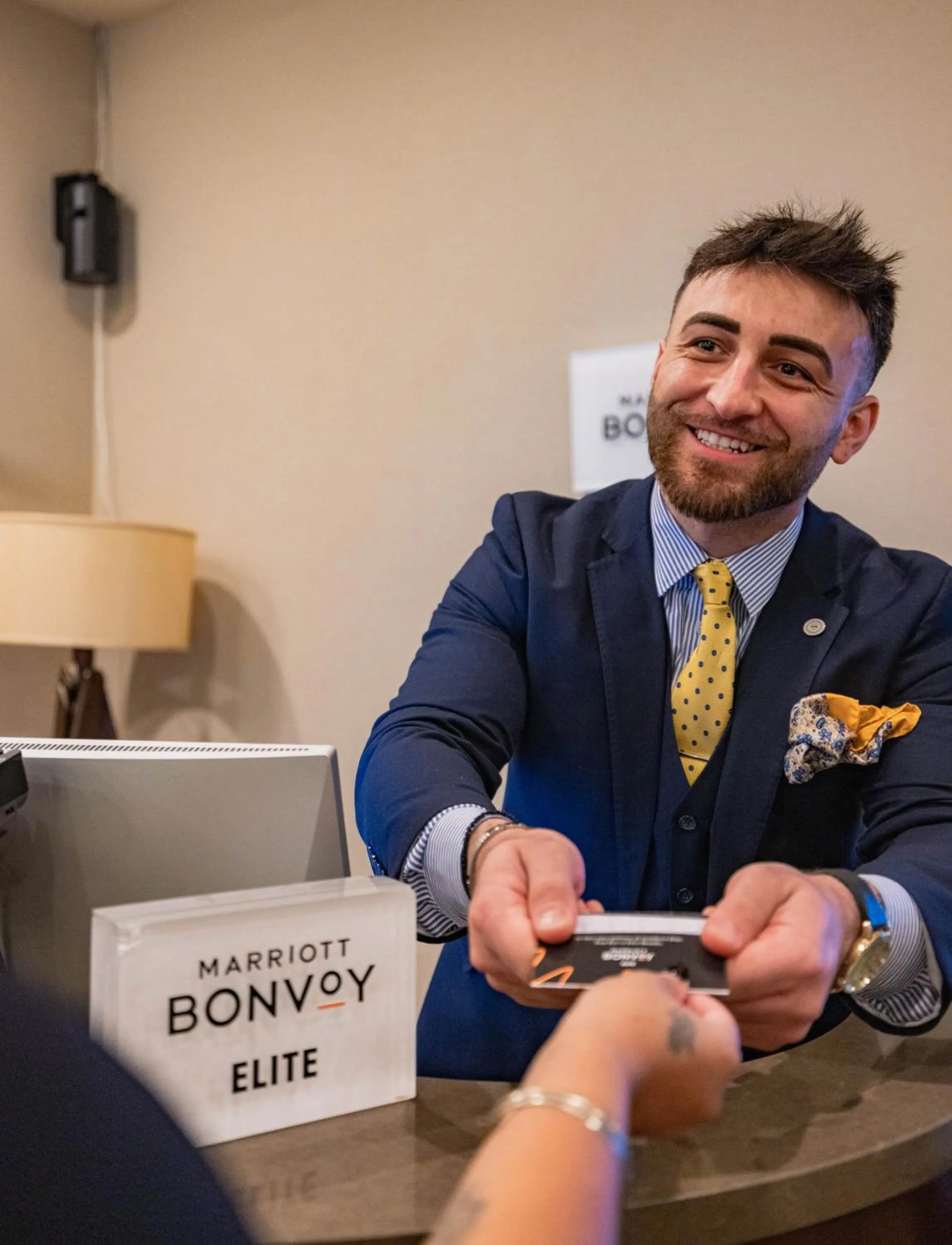 Lobby or reception in Sheraton Lincoln Harbor Hotel