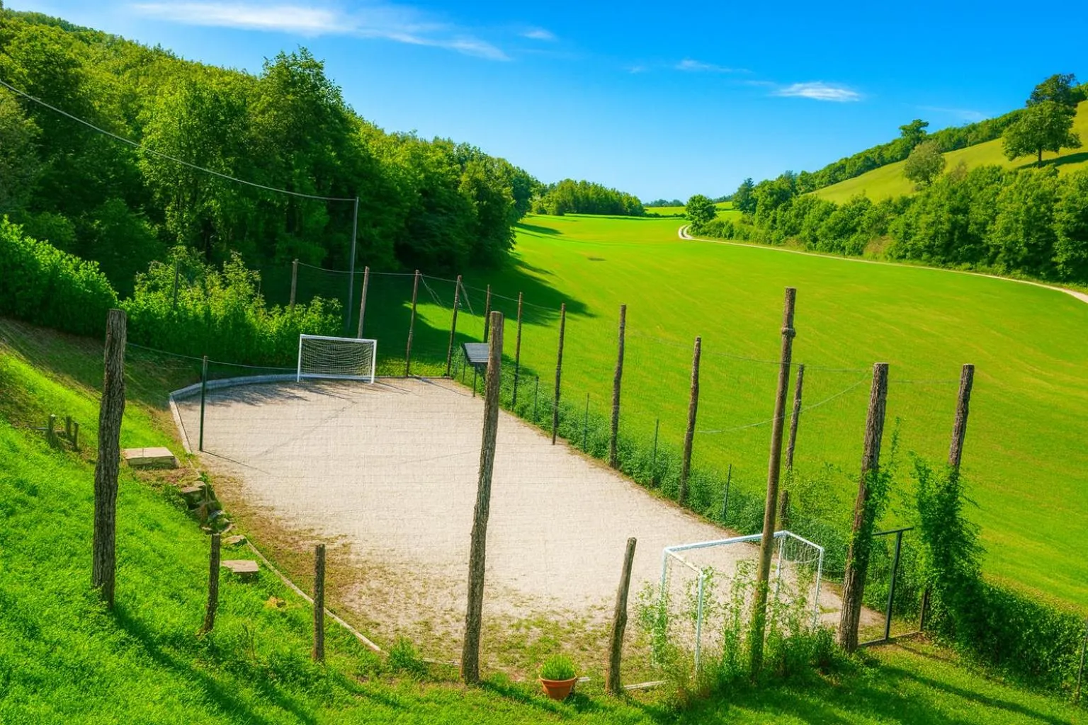 Bird's eye view in Selvicolle Country House