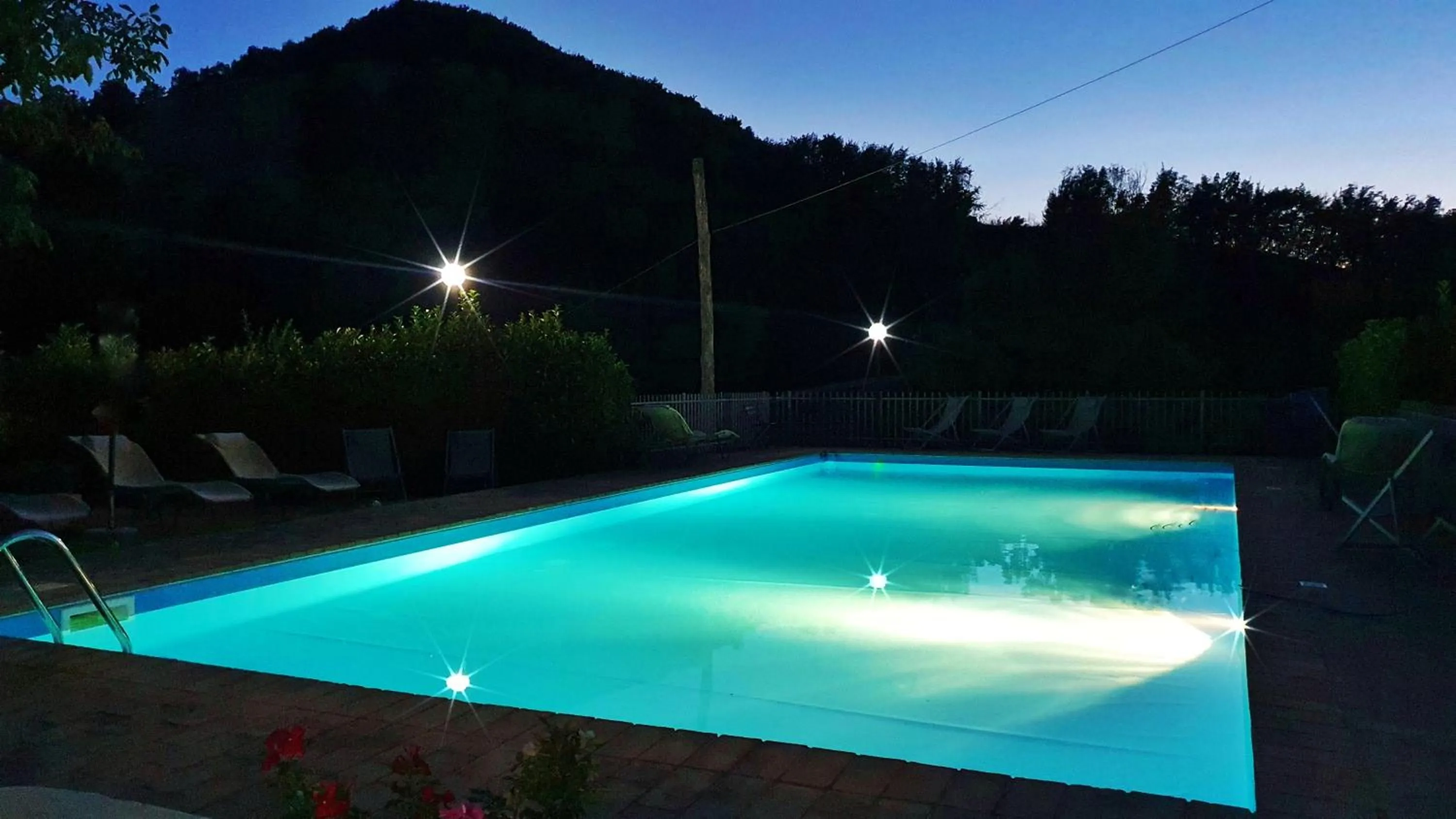 Swimming pool in Selvicolle Country House