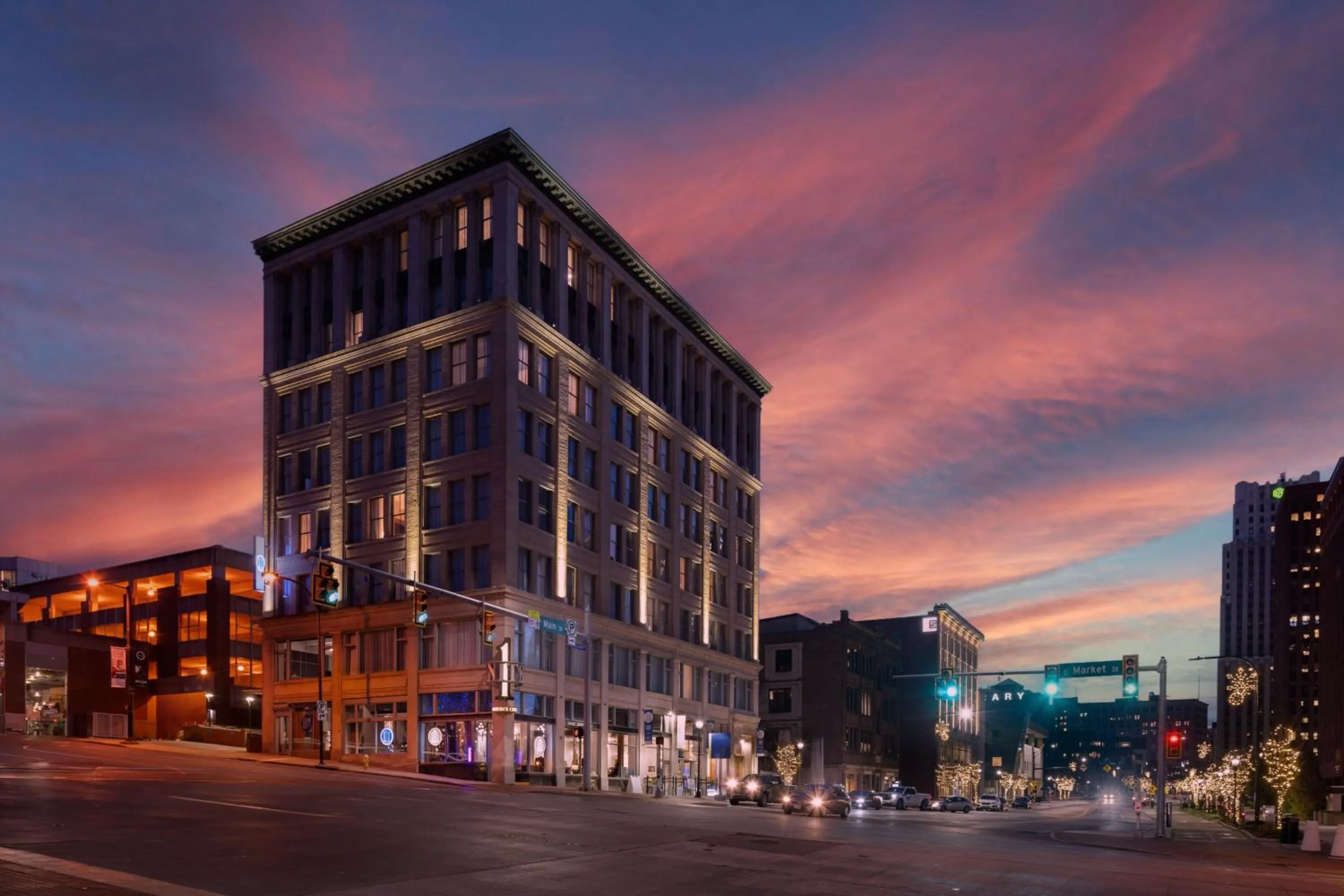 Property building in BLU-Tique, Akron, a Tribute Portfolio Hotel