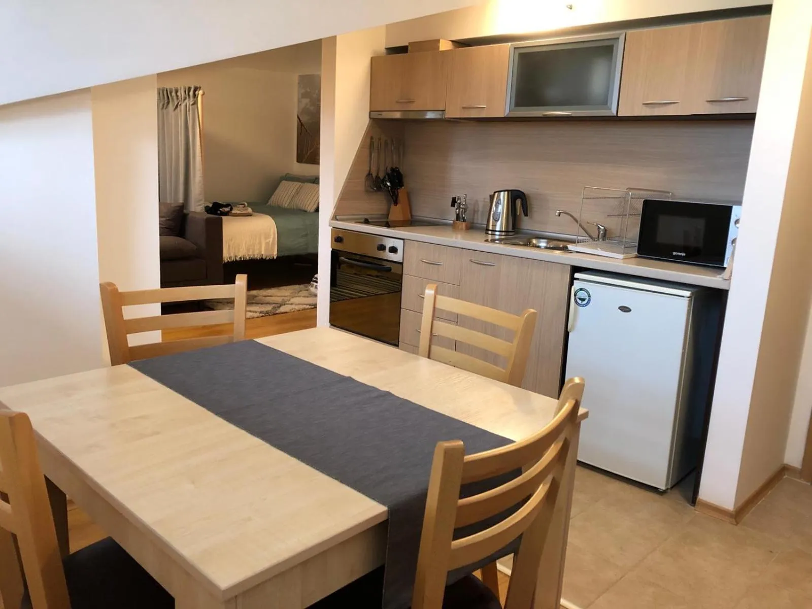 Kitchen or kitchenette in Stylish Studio Apart Aspen Golf Resort