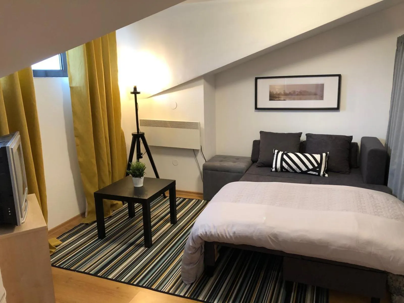 Bed in Stylish Studio Apart Aspen Golf Resort