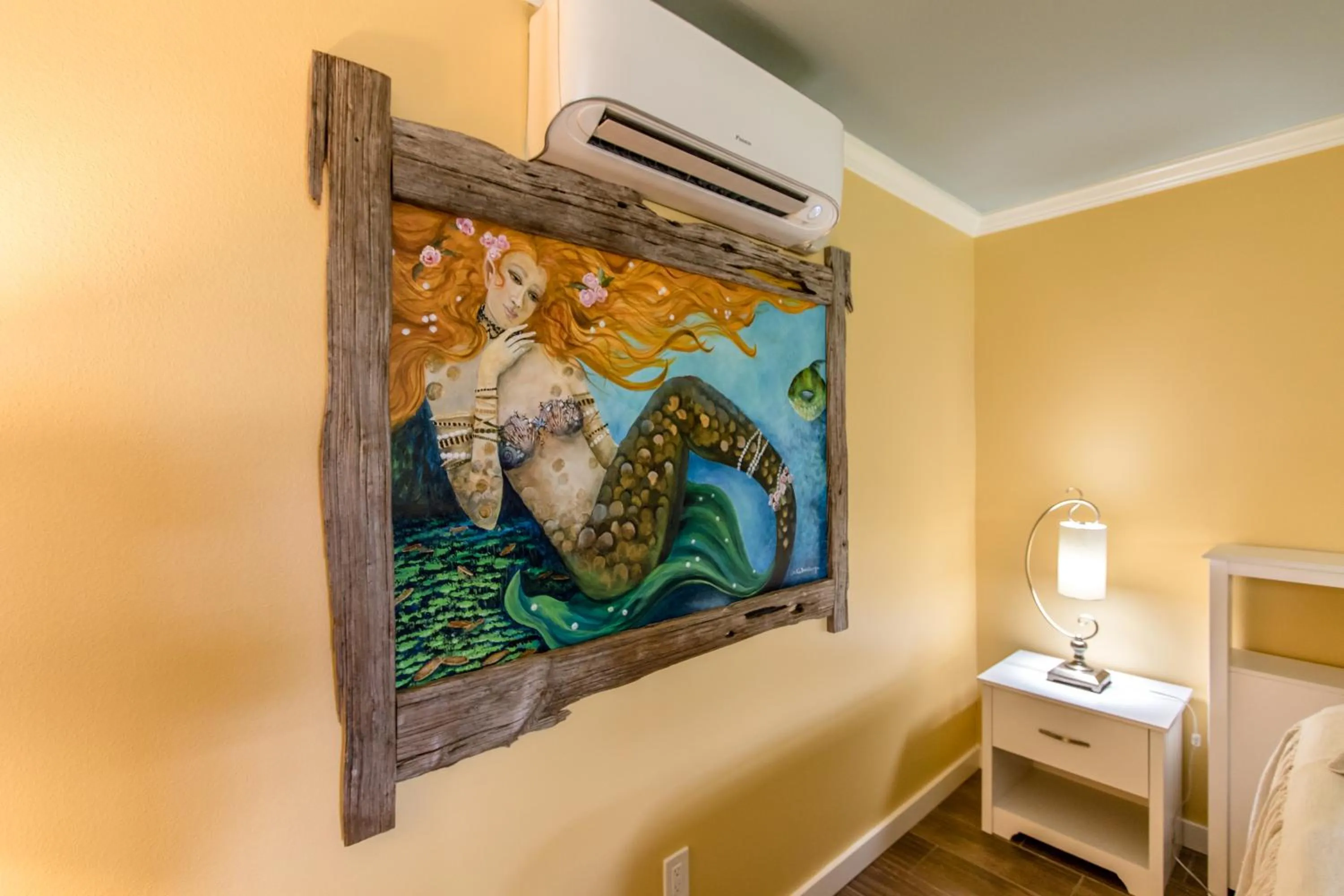 Bed in Island View Cottages Sebastian