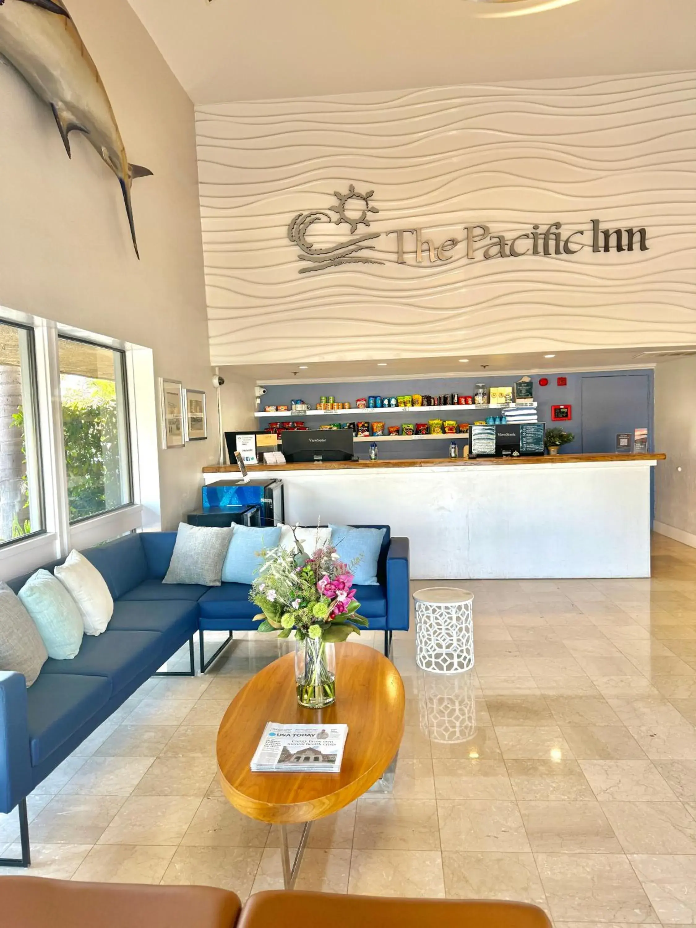 Lobby or reception in The Pacific Inn Lobby or reception in The Pacific Inn
