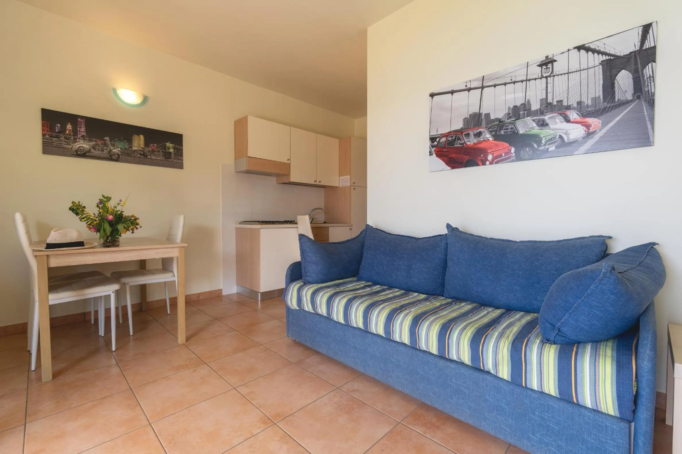 One-Bedroom Apartment with Sea View in Residence Pietre Bianche ApartHotel