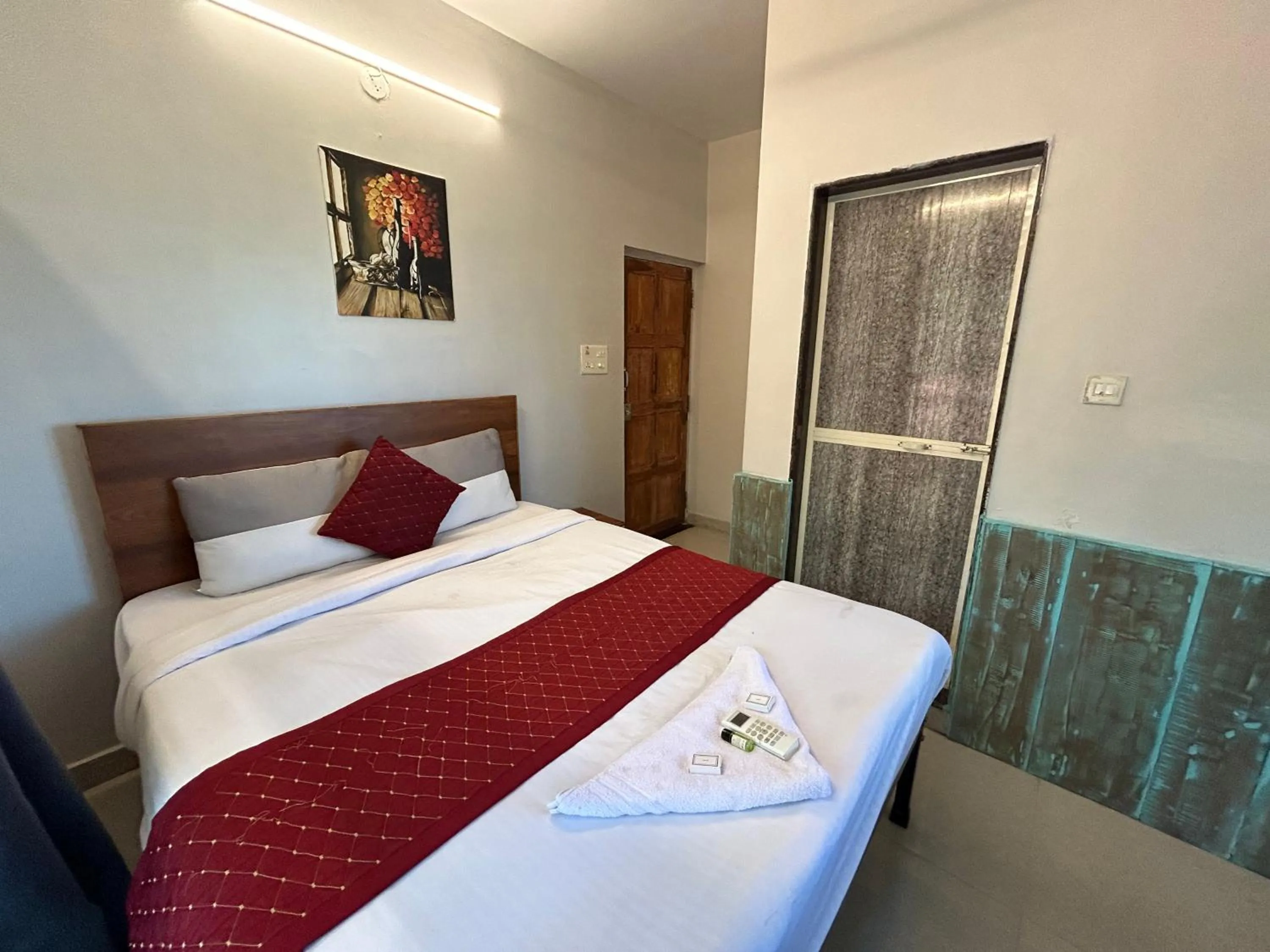 Bed in Shivam Bnb Mandrem Resort