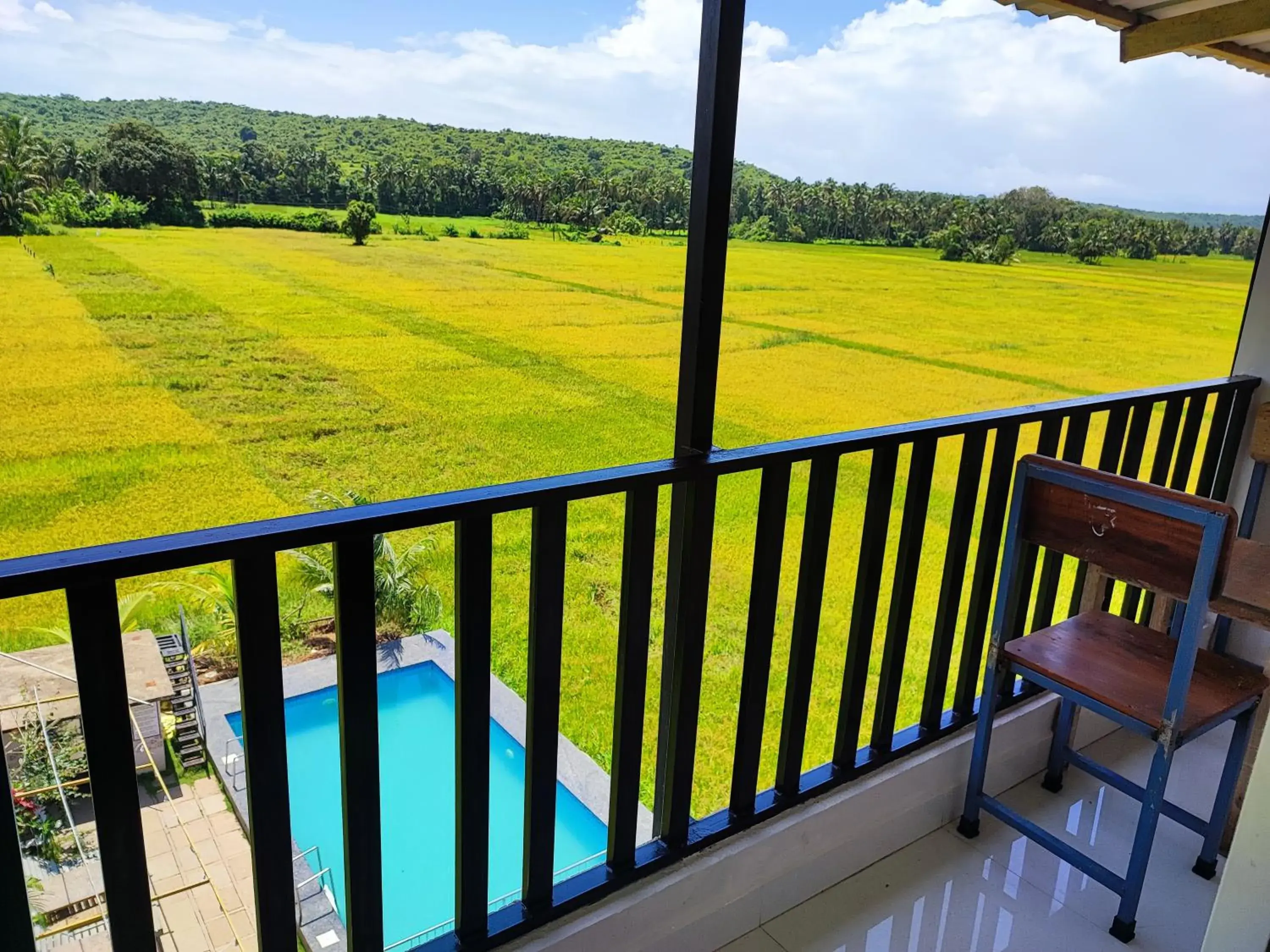 Pool view in Shivam Bnb Mandrem Resort Pool view in Shivam Bnb Mandrem Resort