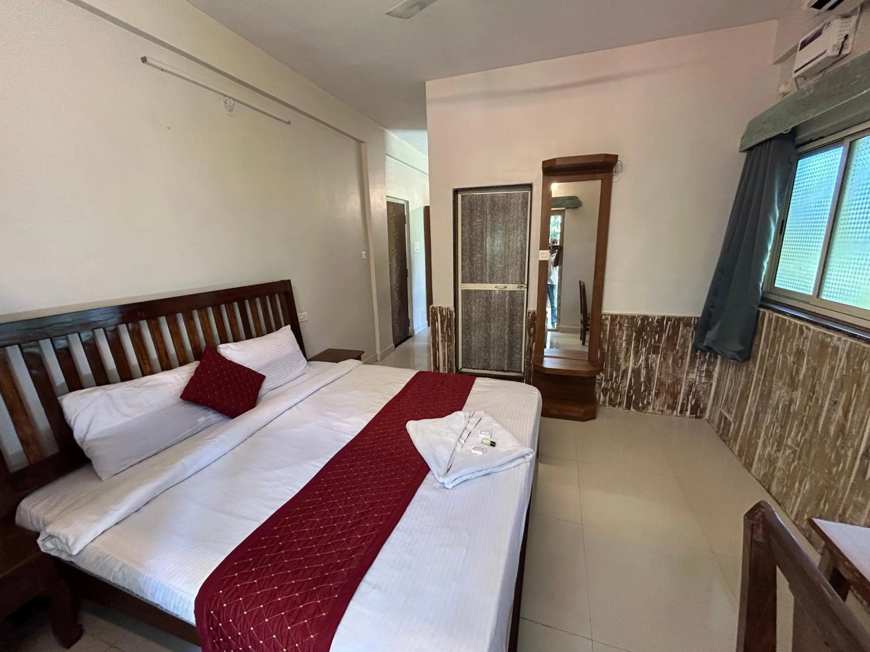 Bed in Shivam Bnb Mandrem Resort