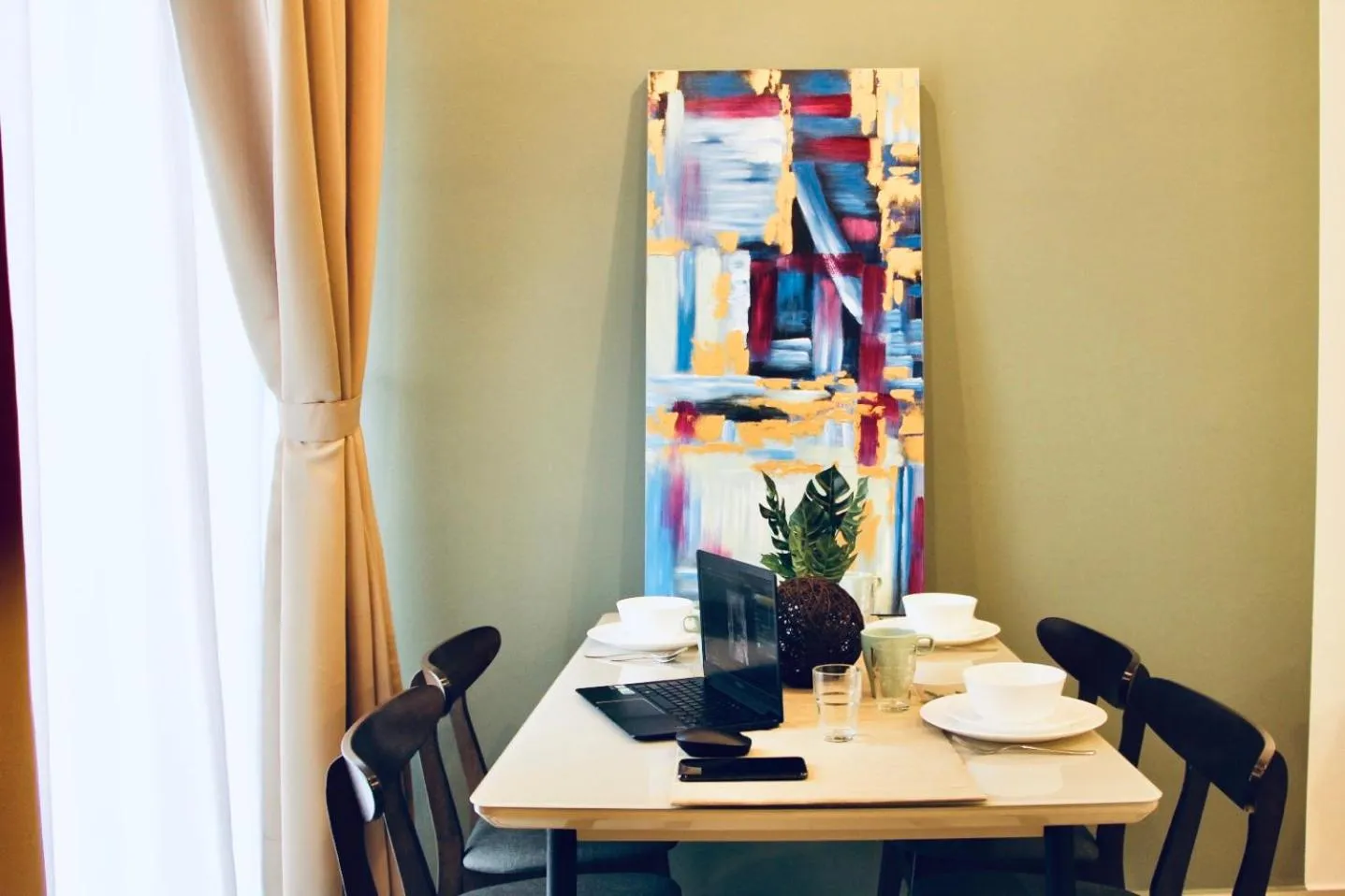 Dining area in EkoCheras Designer Suite by Moka @ Cheras