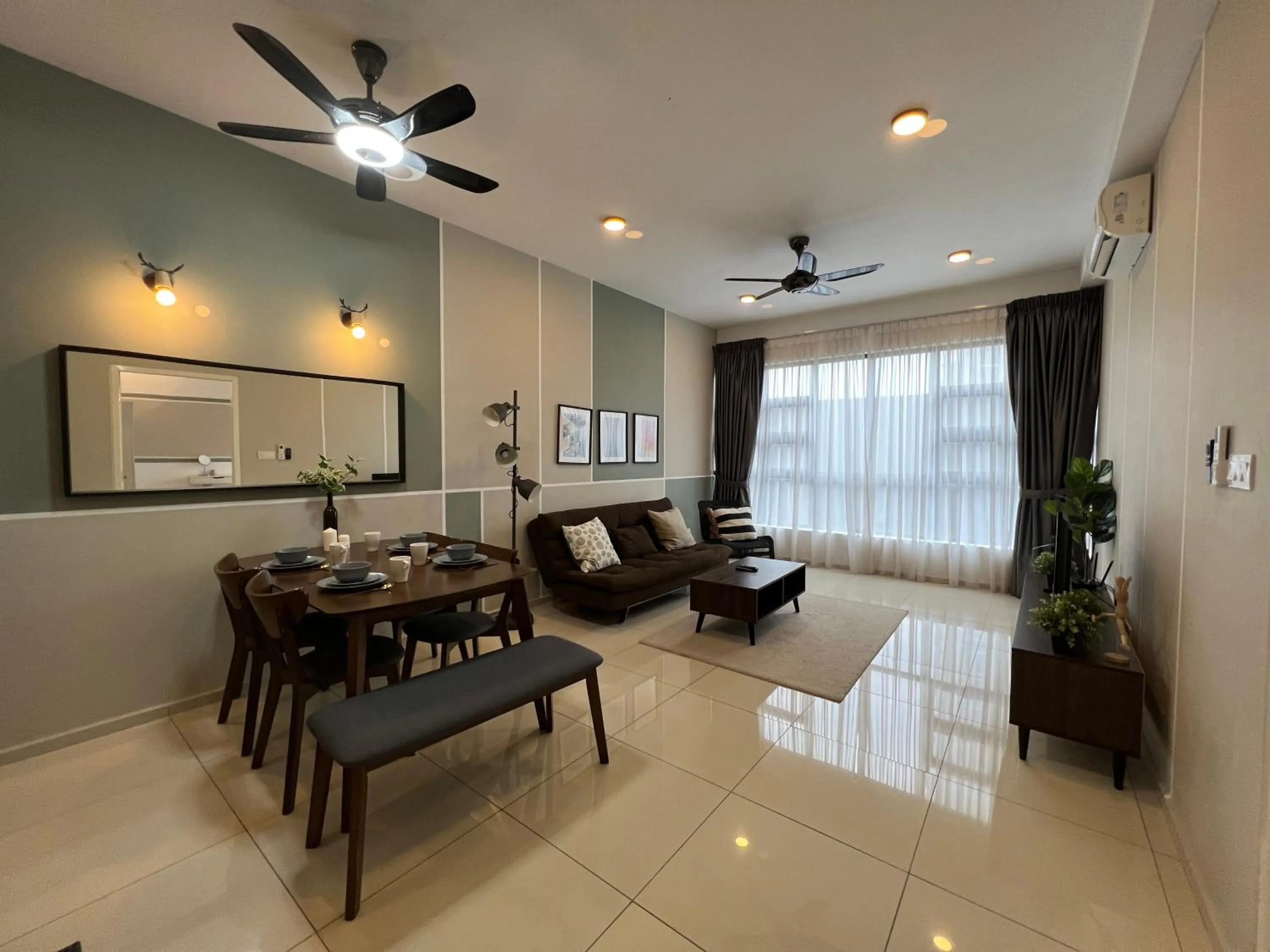 Living room in EkoCheras Designer Suite by Moka @ Cheras