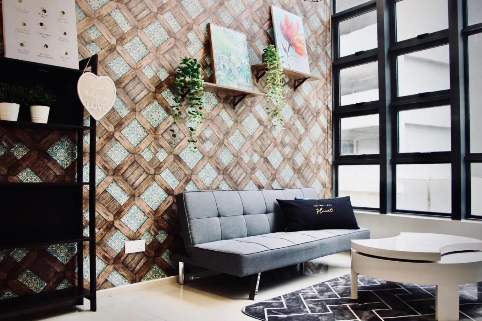 Living room in EkoCheras Designer Suite by Moka @ Cheras