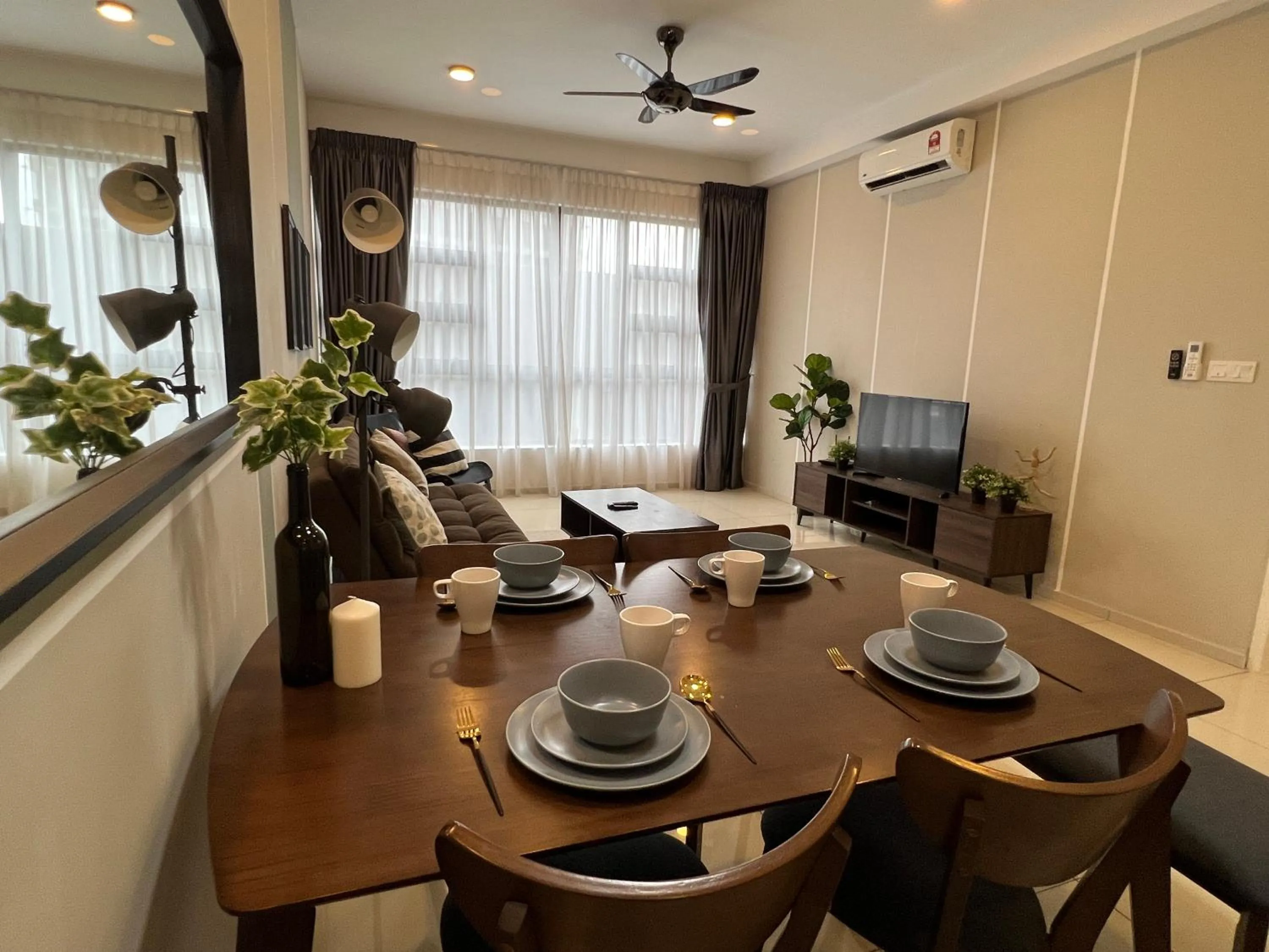 Dining area in EkoCheras Designer Suite by Moka @ Cheras