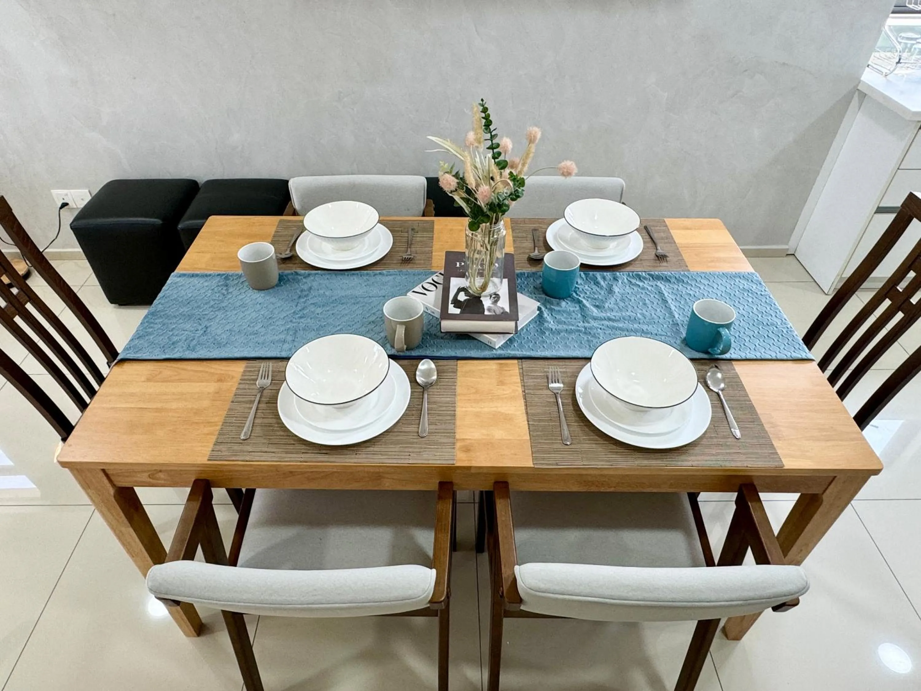 Dining area in EkoCheras Designer Suite by Moka @ Cheras