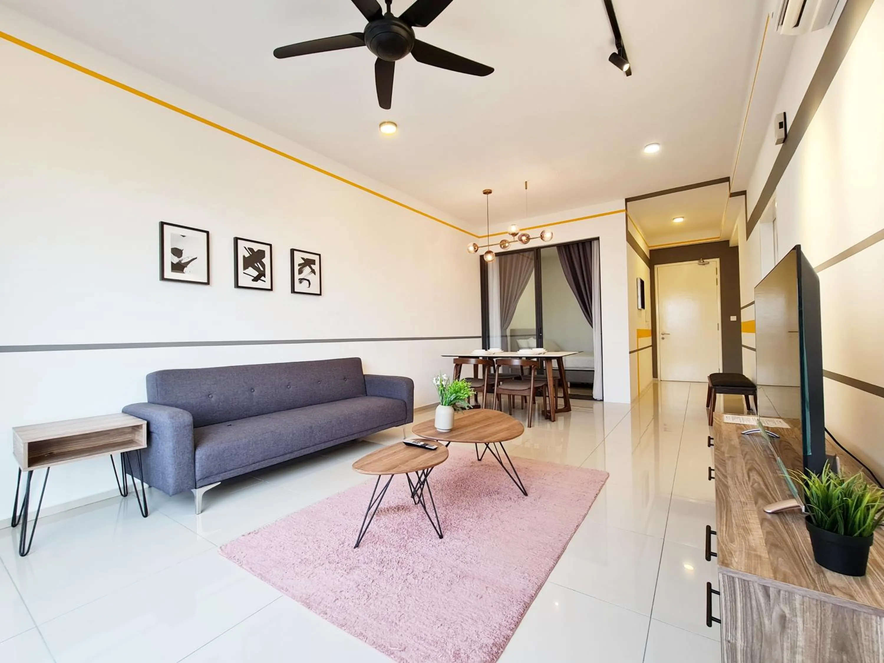 Living room in EkoCheras Designer Suite by Moka @ Cheras