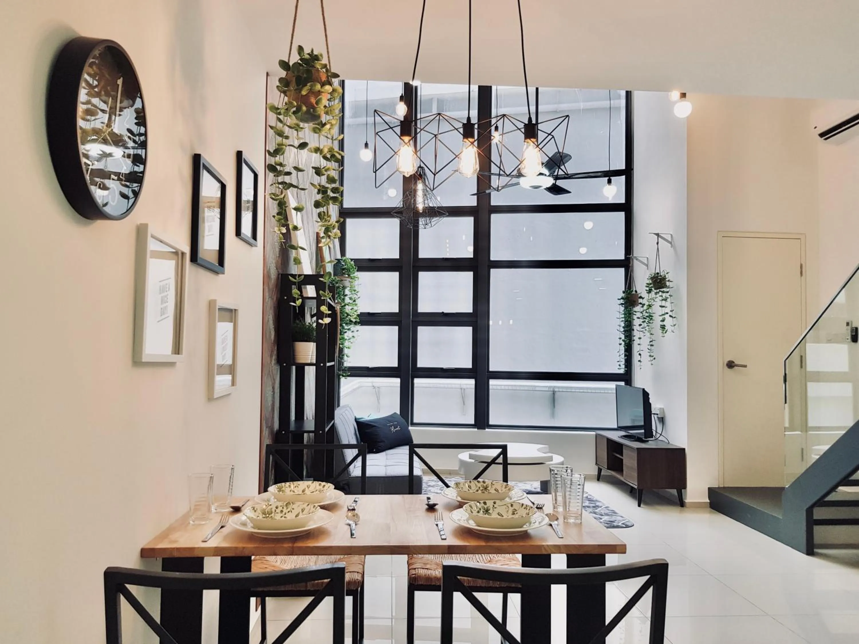 Dining area in EkoCheras Designer Suite by Moka @ Cheras