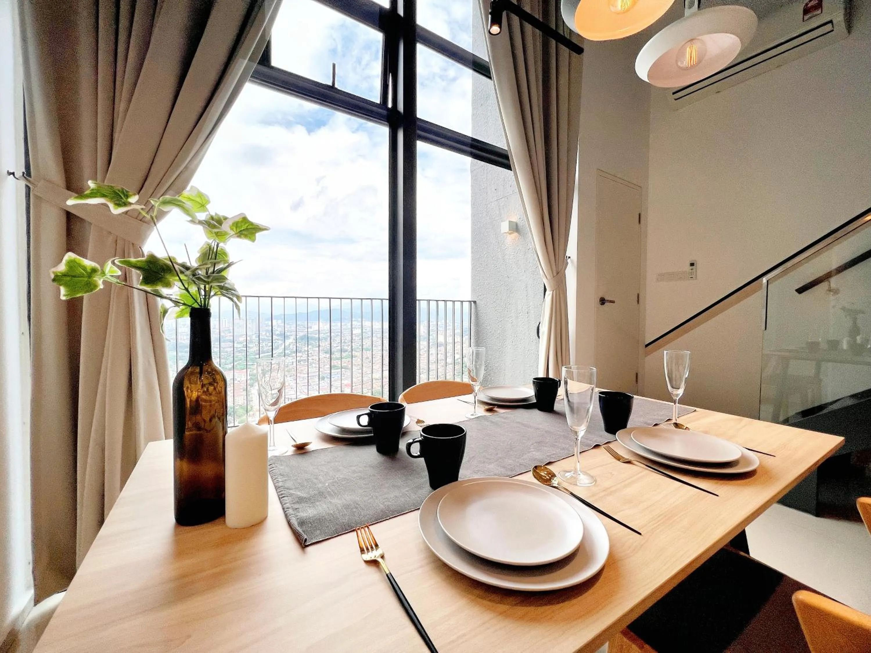 Dining area in EkoCheras Designer Suite by Moka @ Cheras