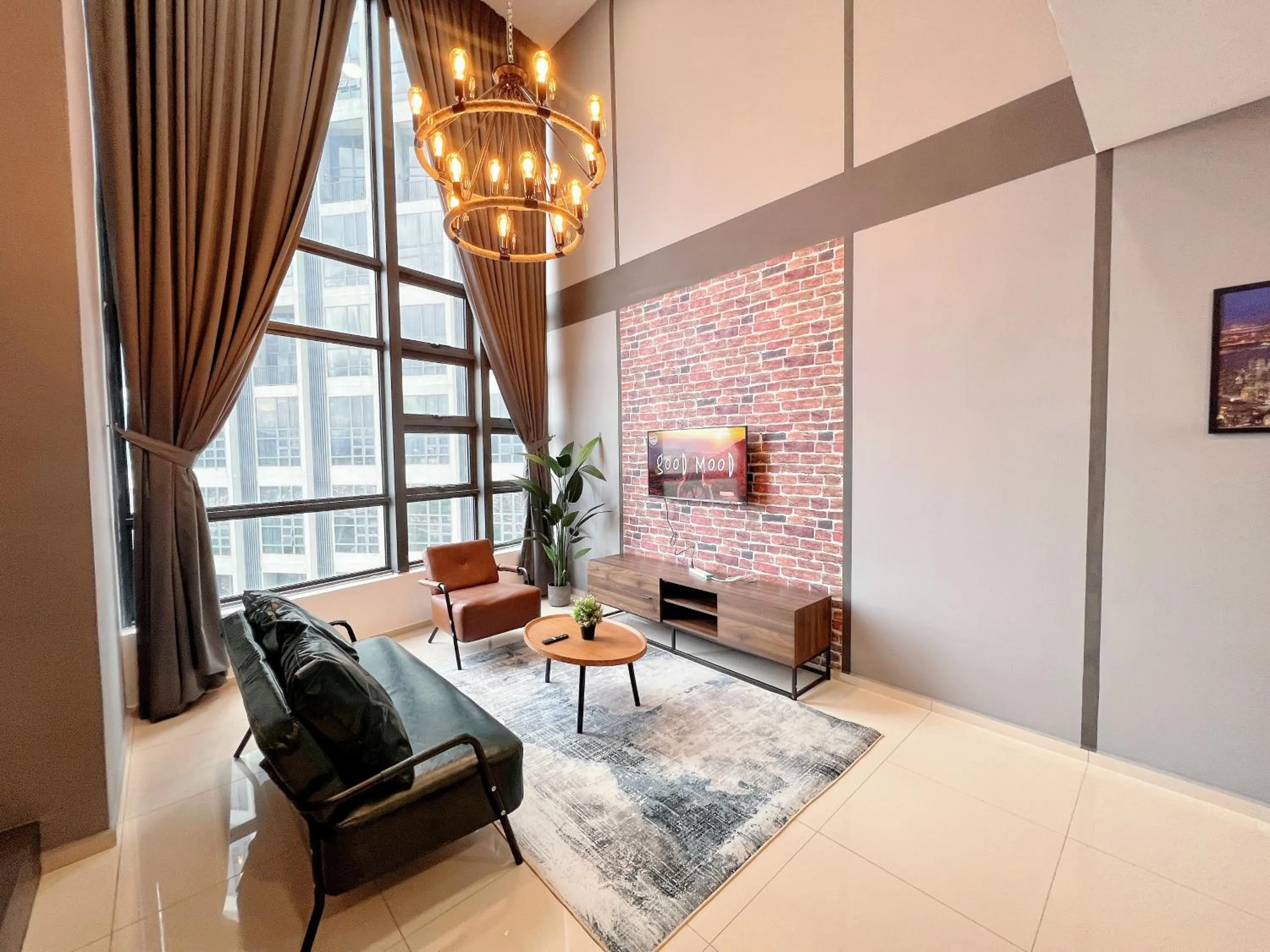 Living room, Bed in EkoCheras Designer Suite by Moka @ Cheras