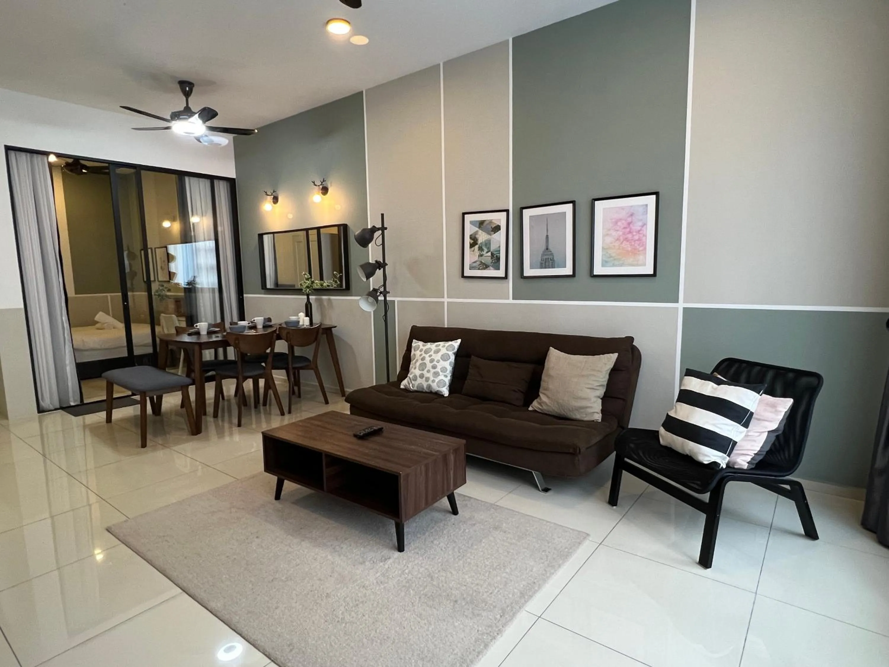 Living room in EkoCheras Designer Suite by Moka @ Cheras